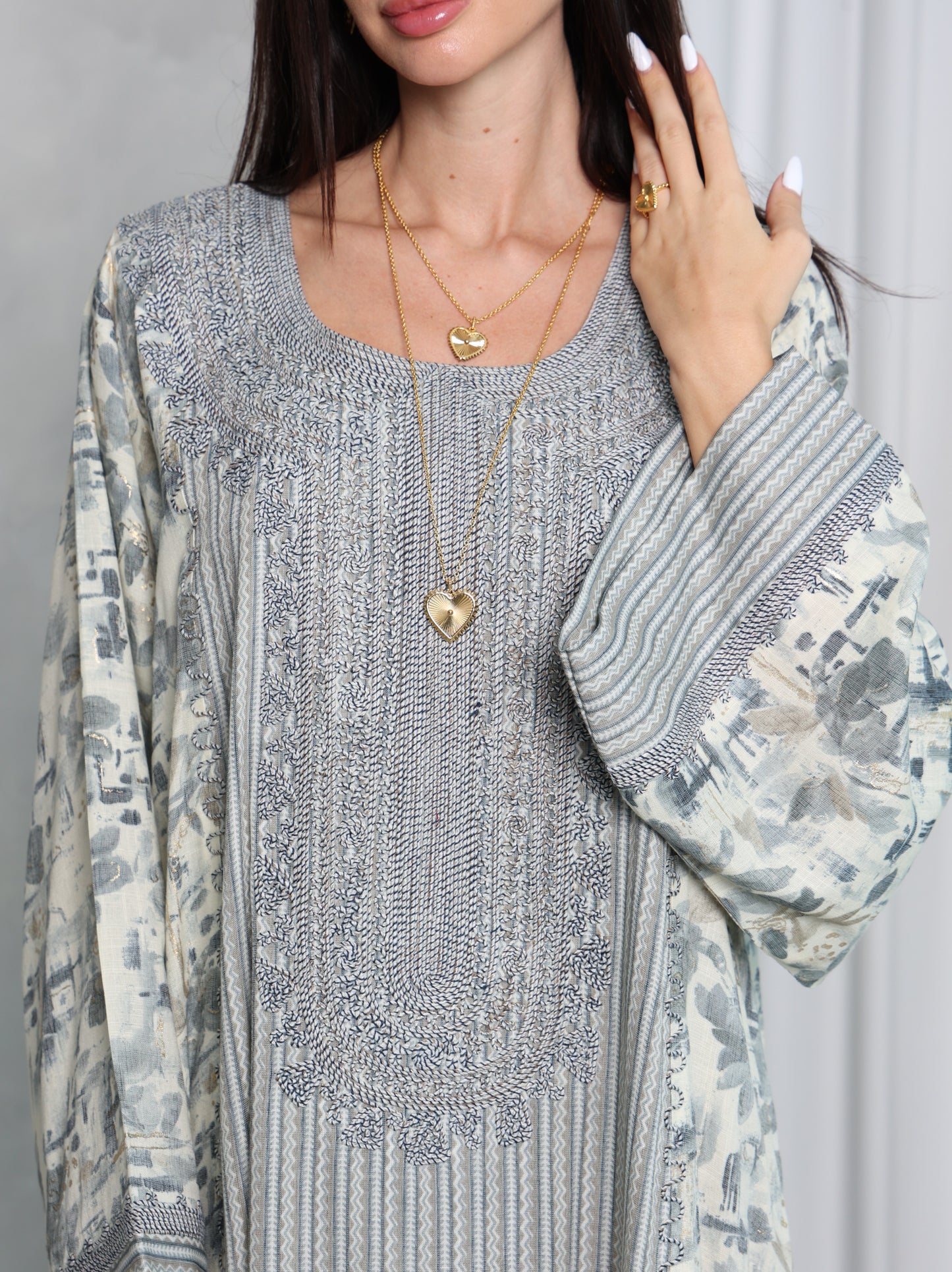 Sage Botanical Kaftan