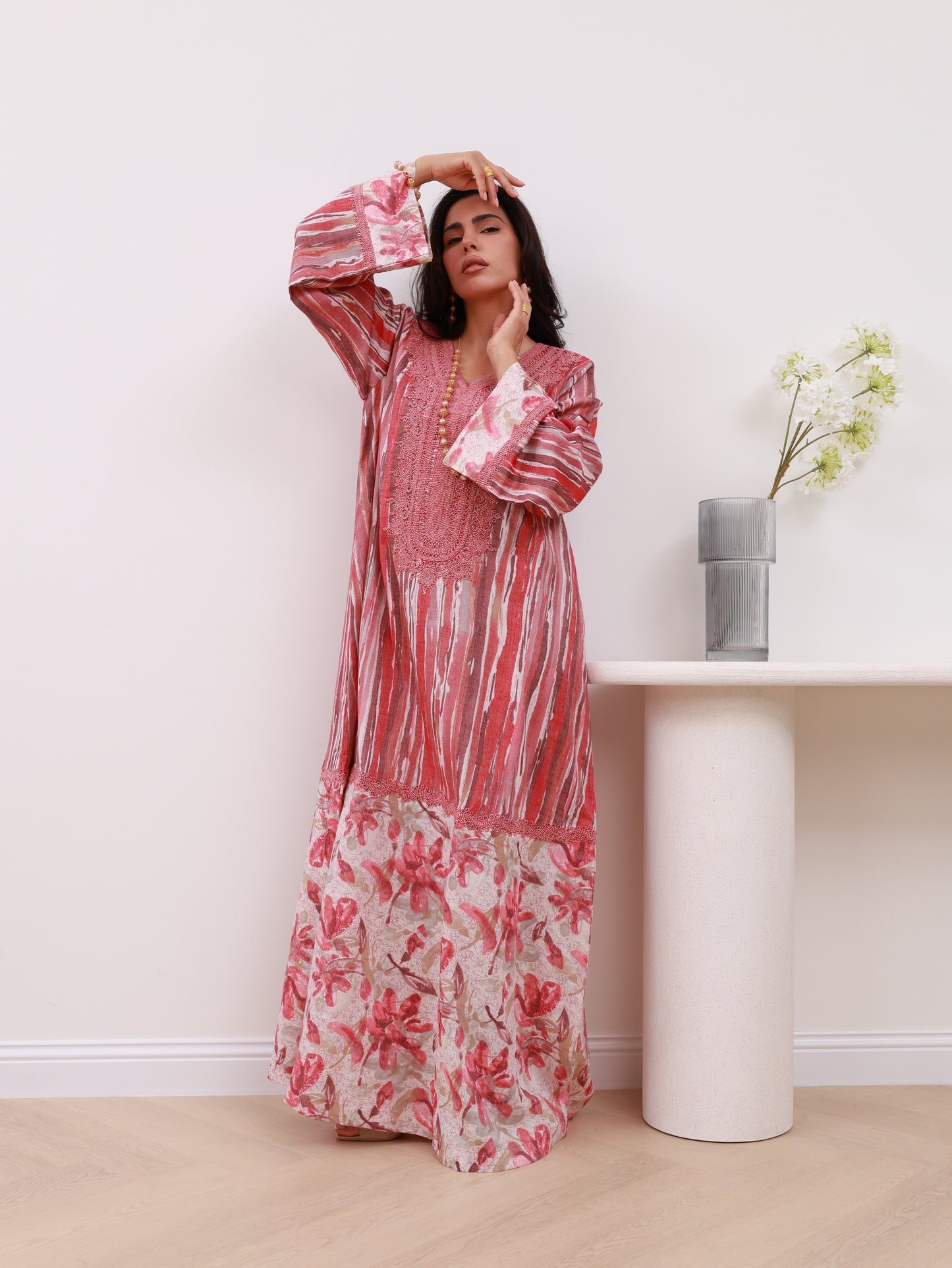Whispers of Rose Kaftan