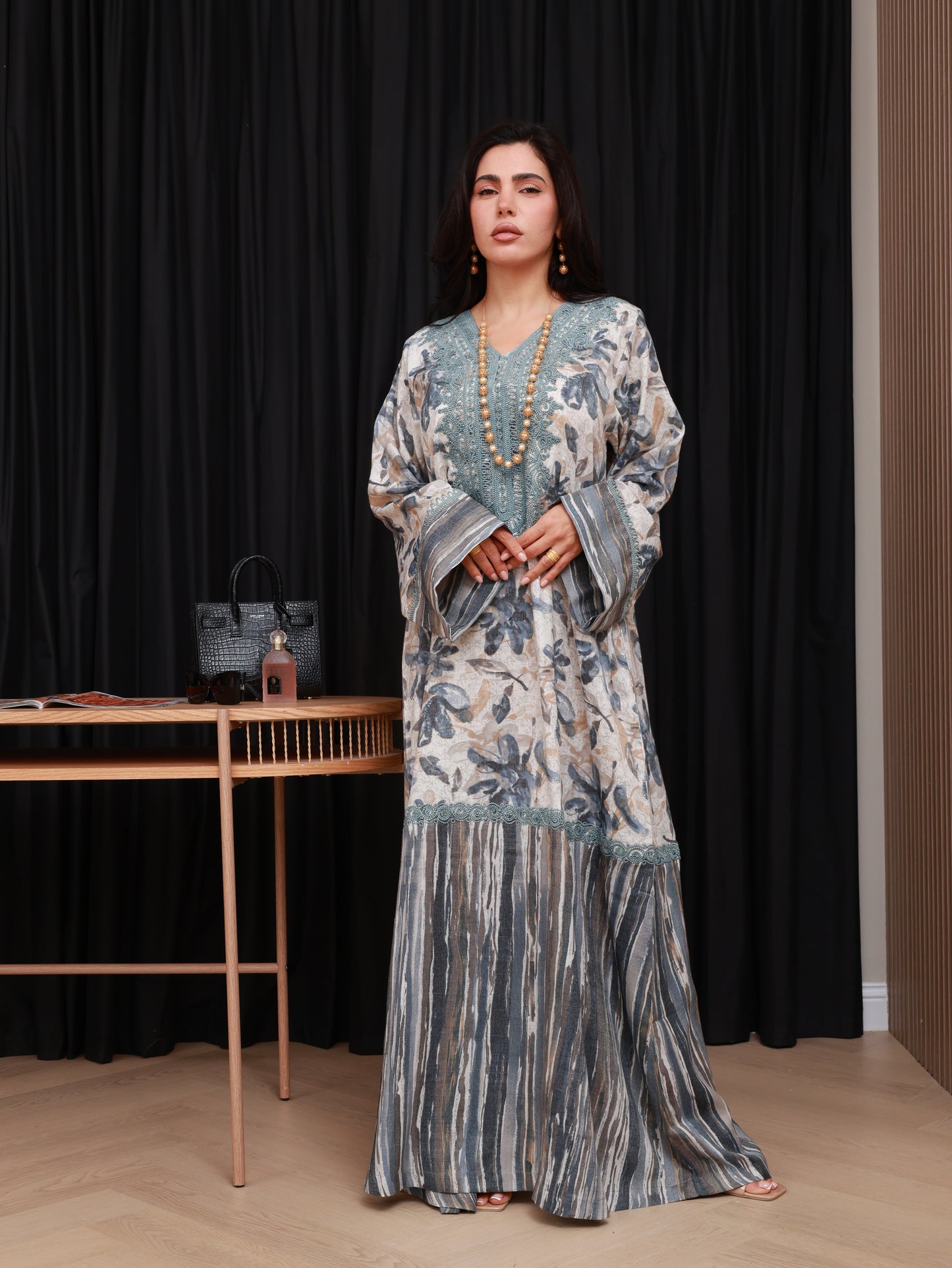 Olive Mist Kaftan