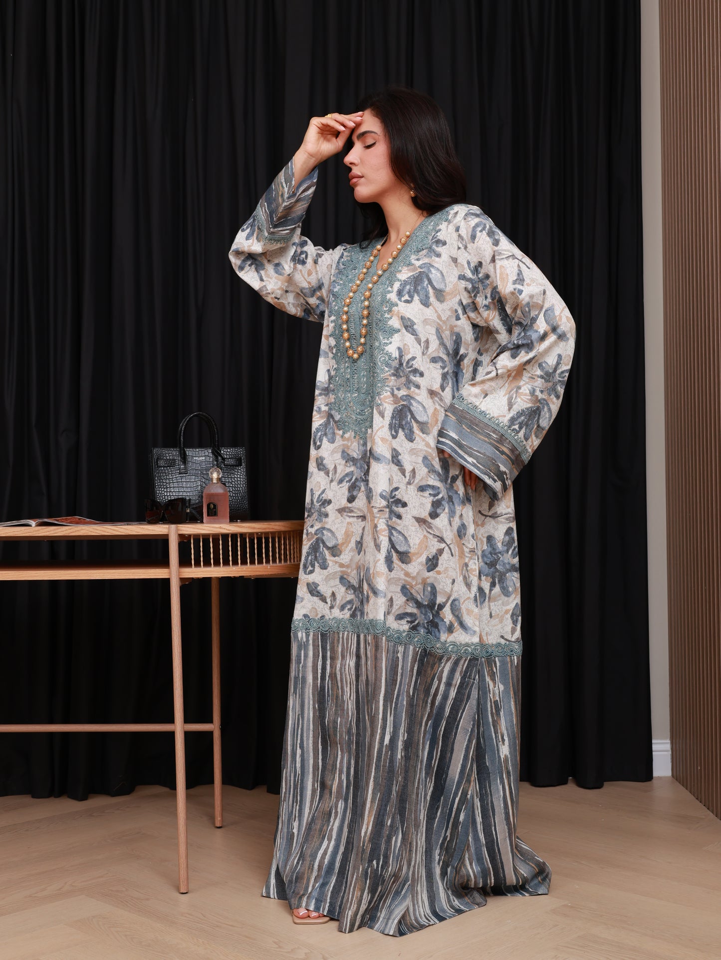 Olive Mist Kaftan