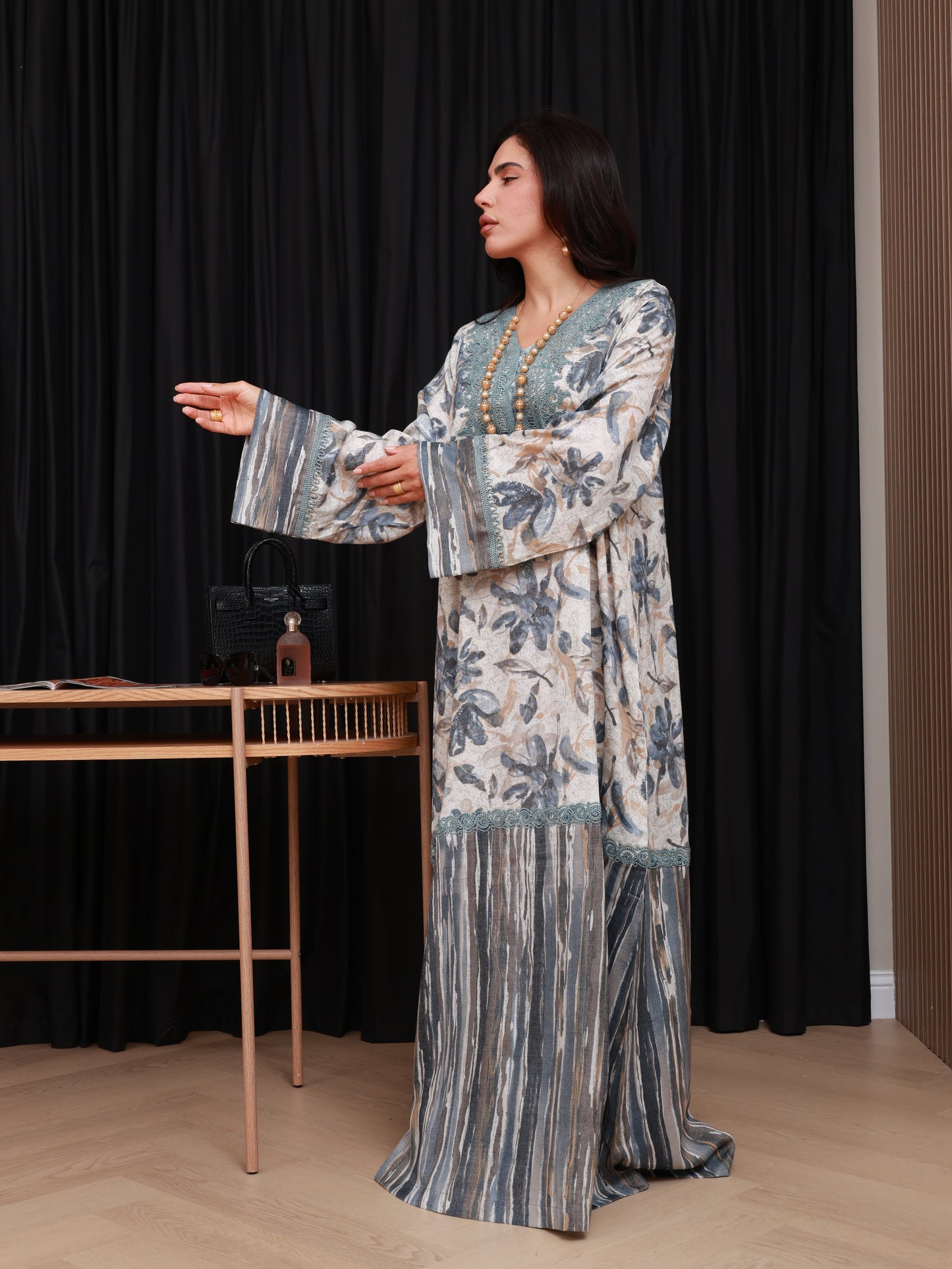 Olive Mist Kaftan