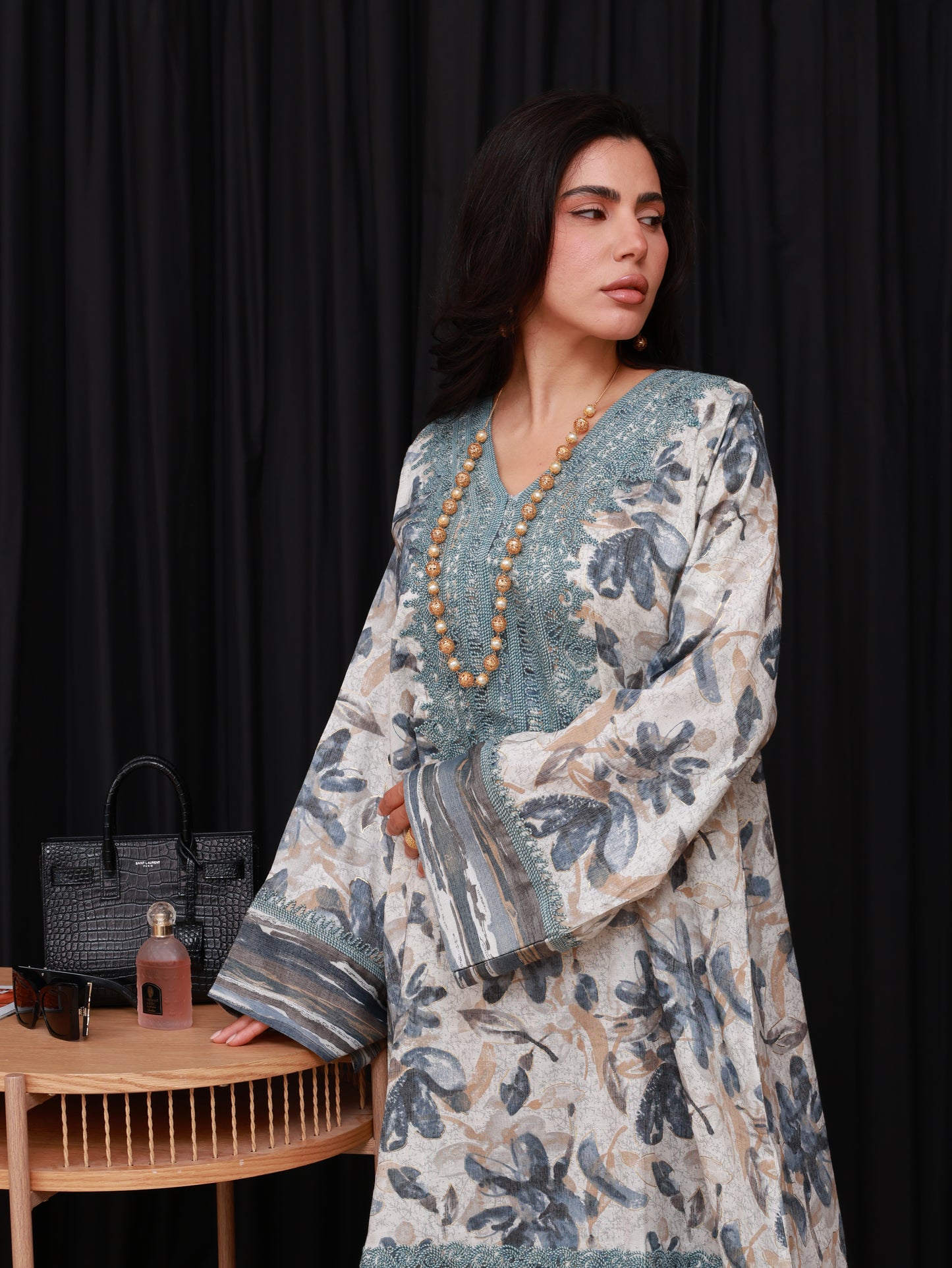 Olive Mist Kaftan