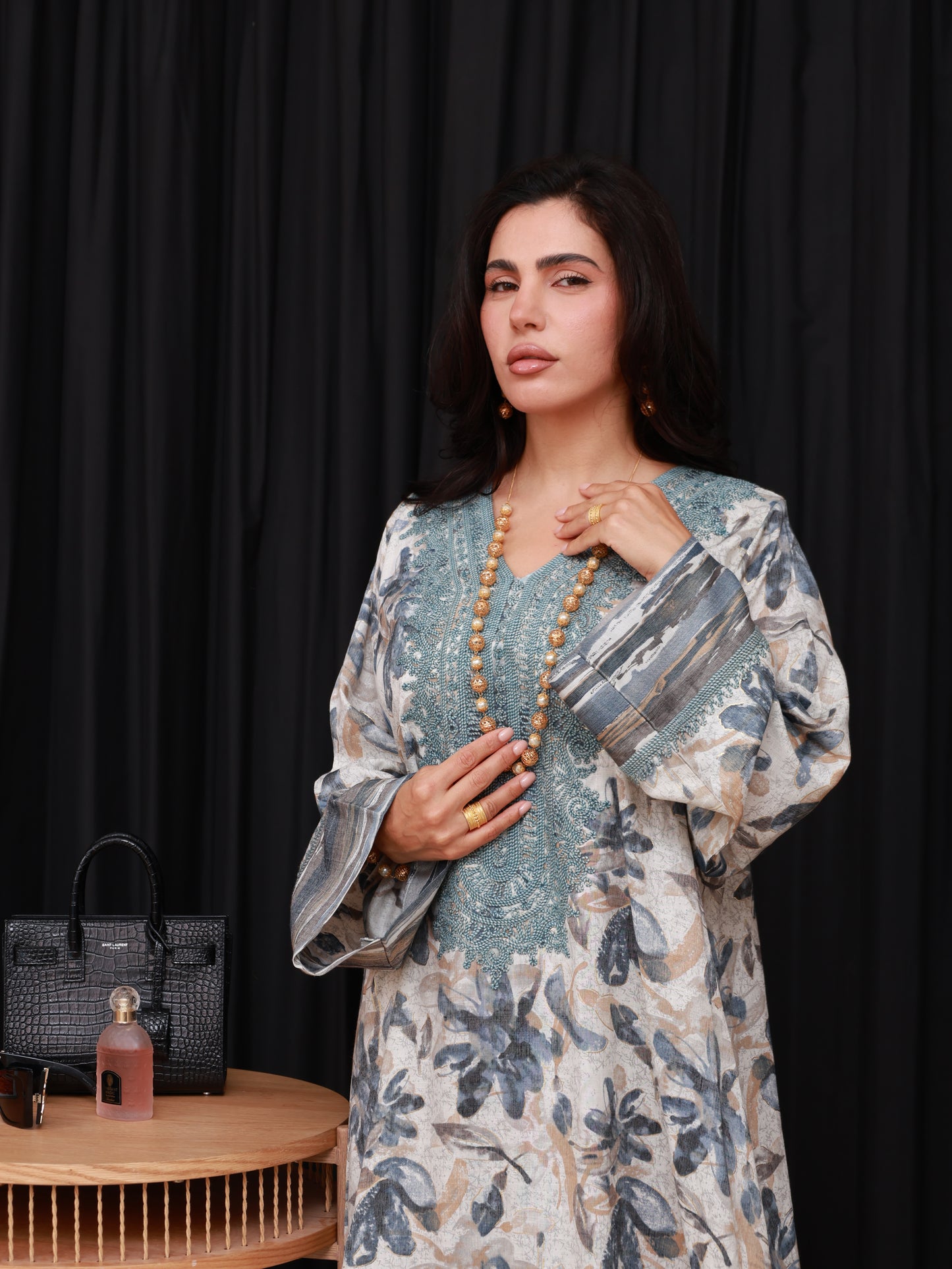 Olive Mist Kaftan