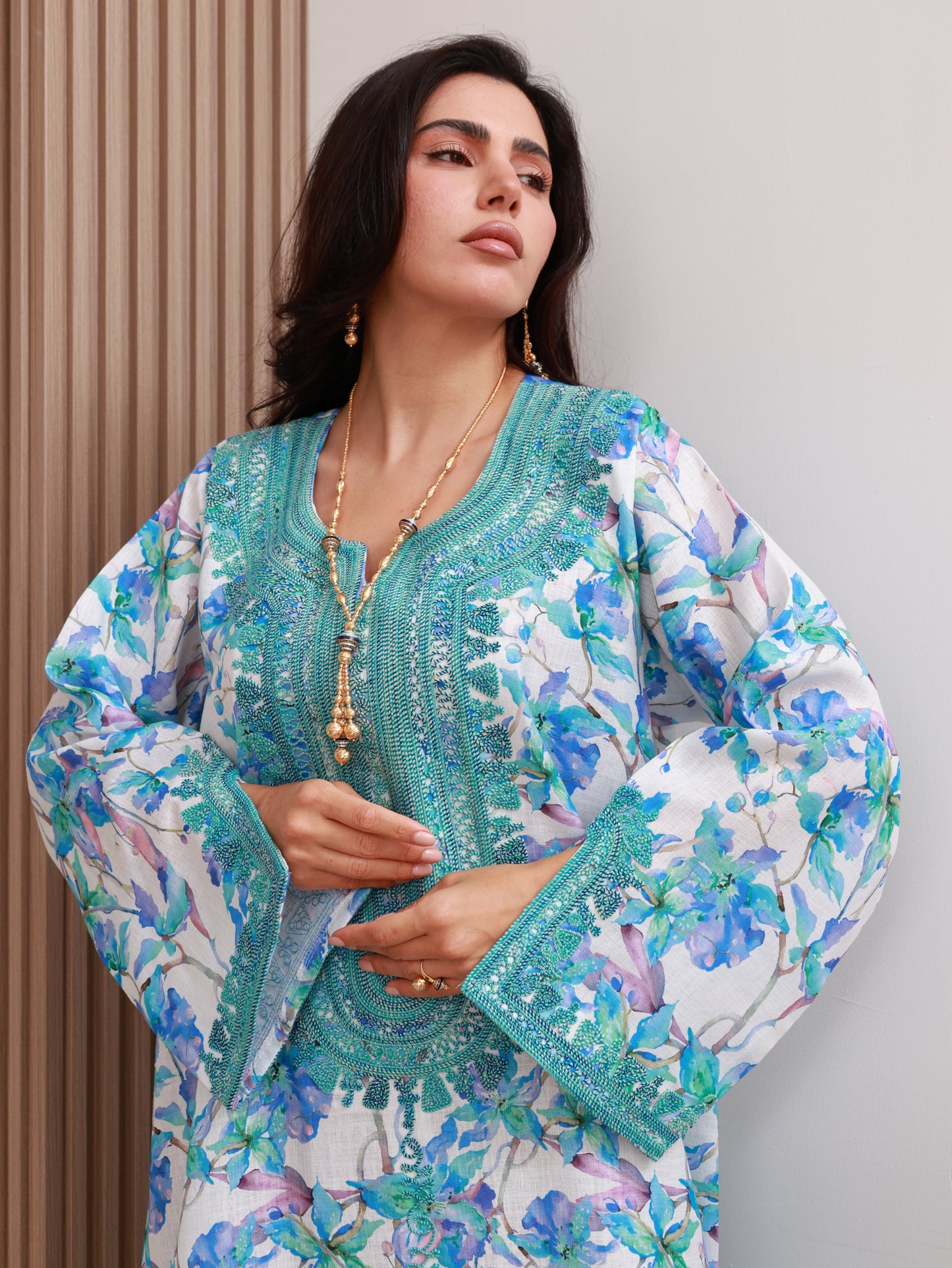 Waves of Serenity Kaftan