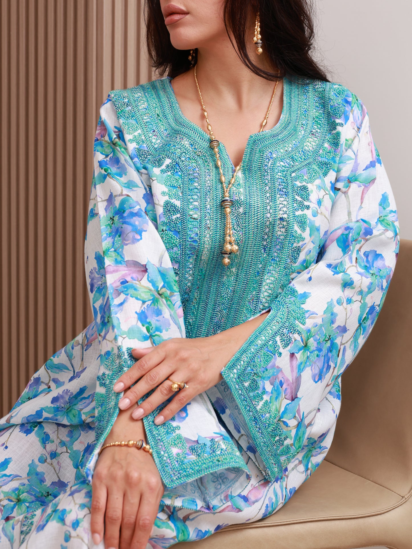 Waves of Serenity Kaftan