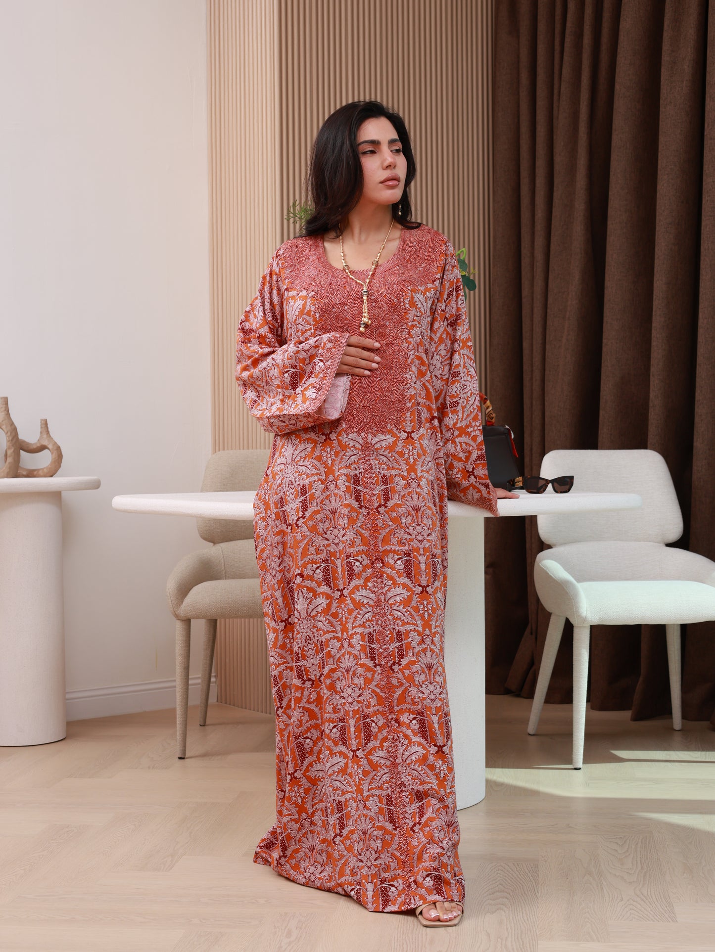 Ember Bloom Kaftan