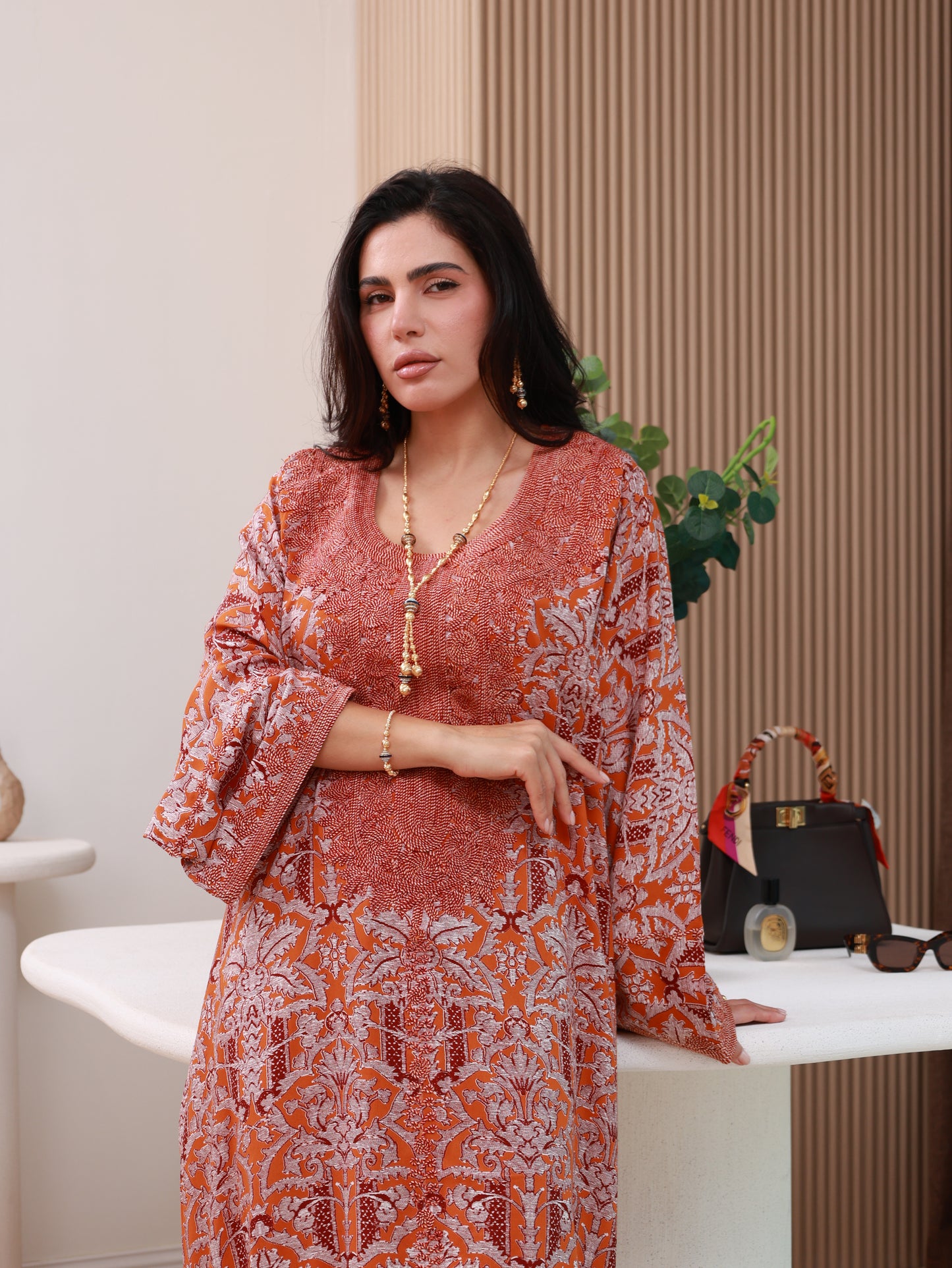 Ember Bloom Kaftan