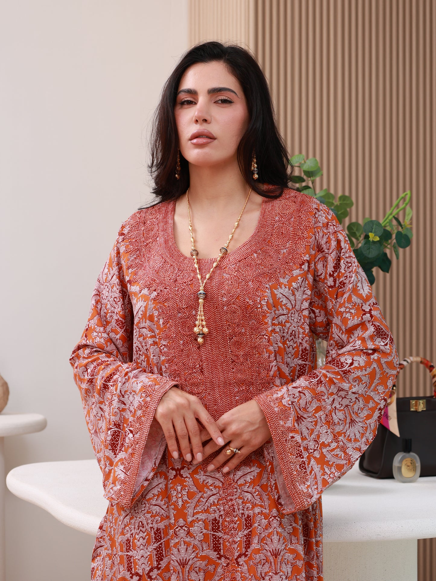 Ember Bloom Kaftan