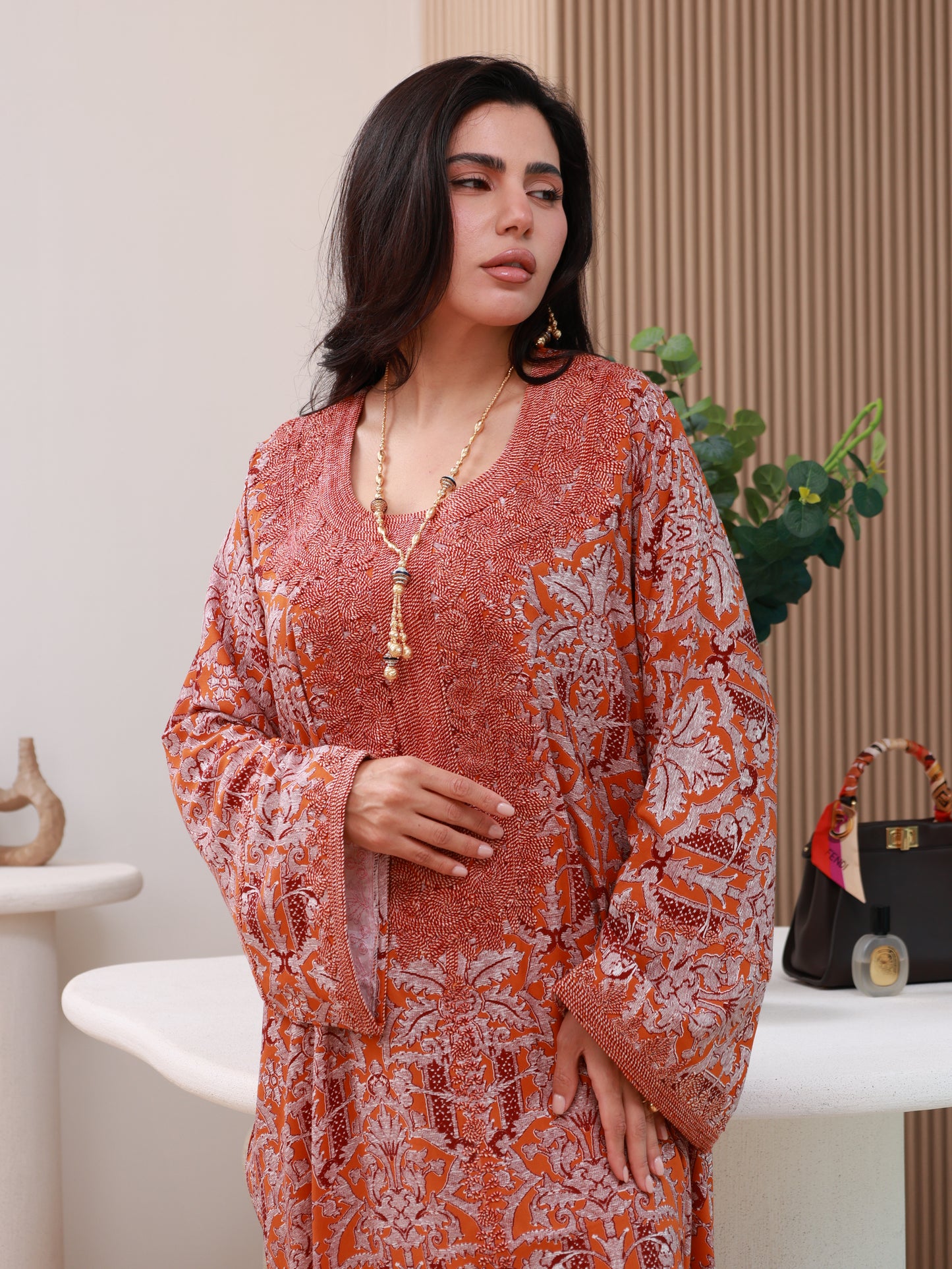 Ember Bloom Kaftan