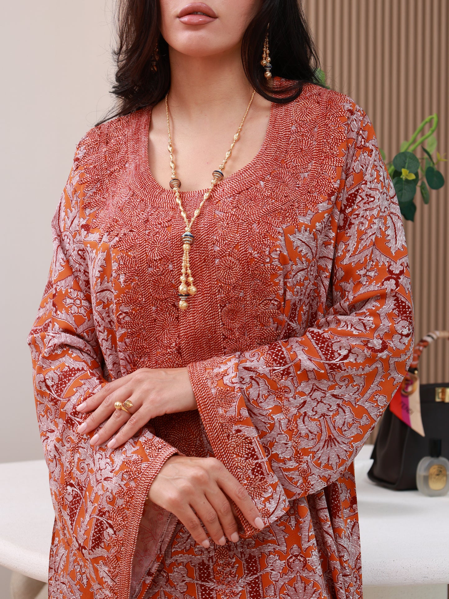 Ember Bloom Kaftan