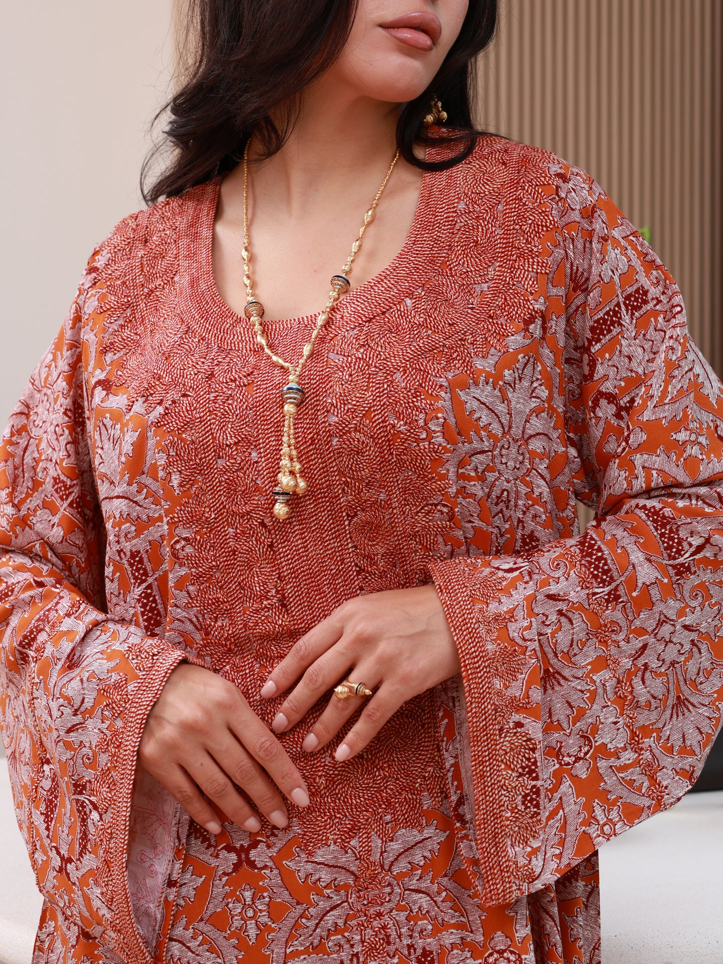 Ember Bloom Kaftan