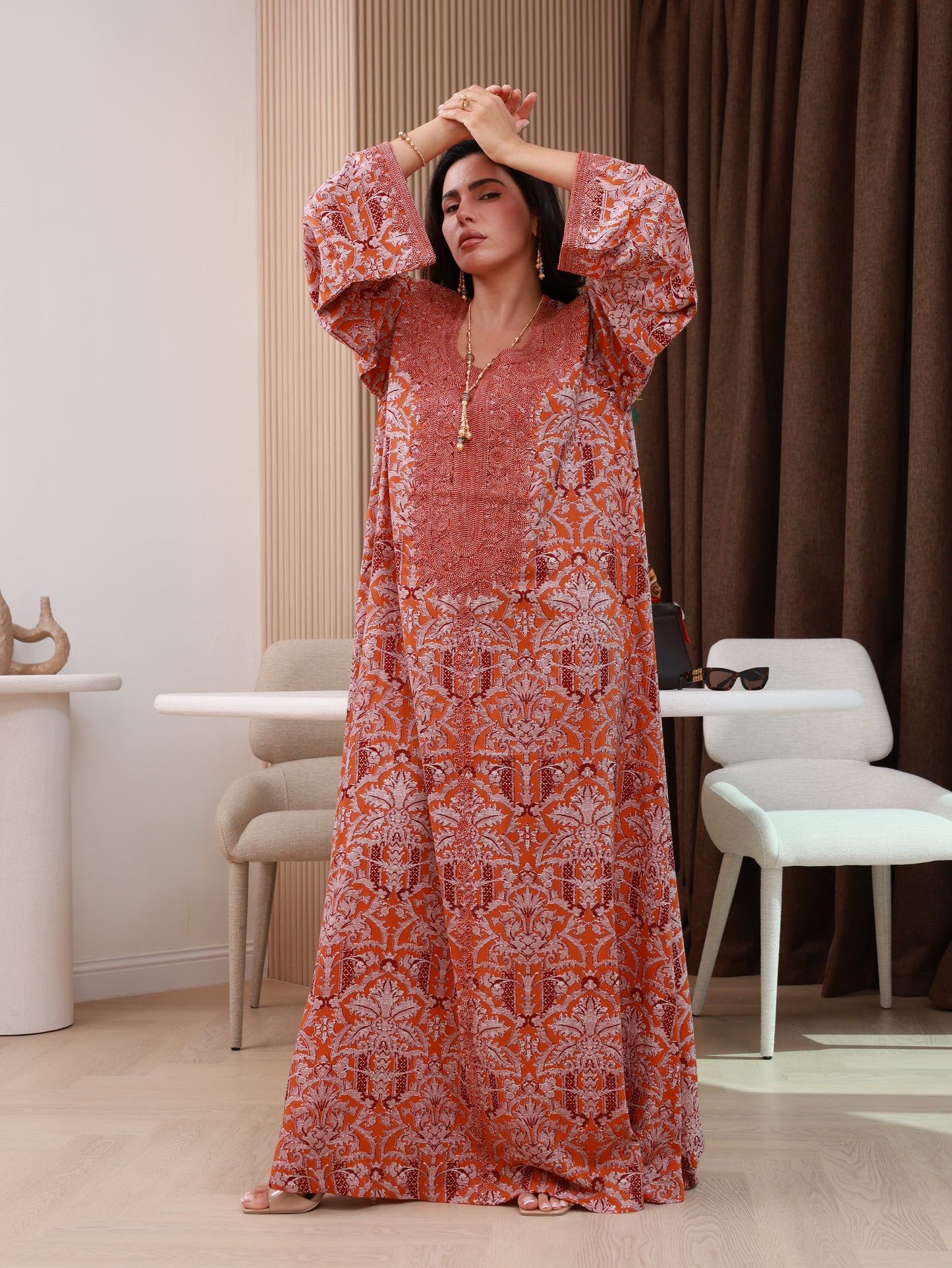 Ember Bloom Kaftan