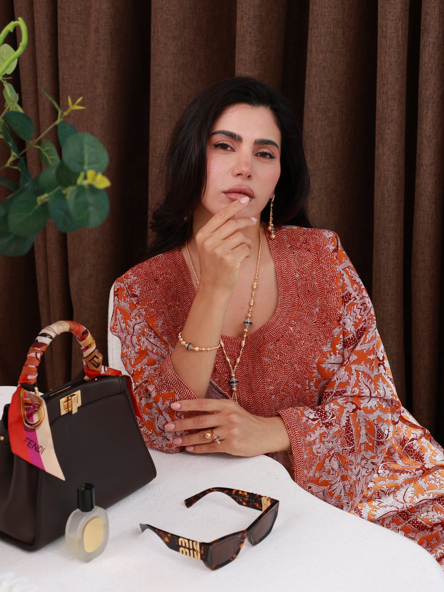 Ember Bloom Kaftan