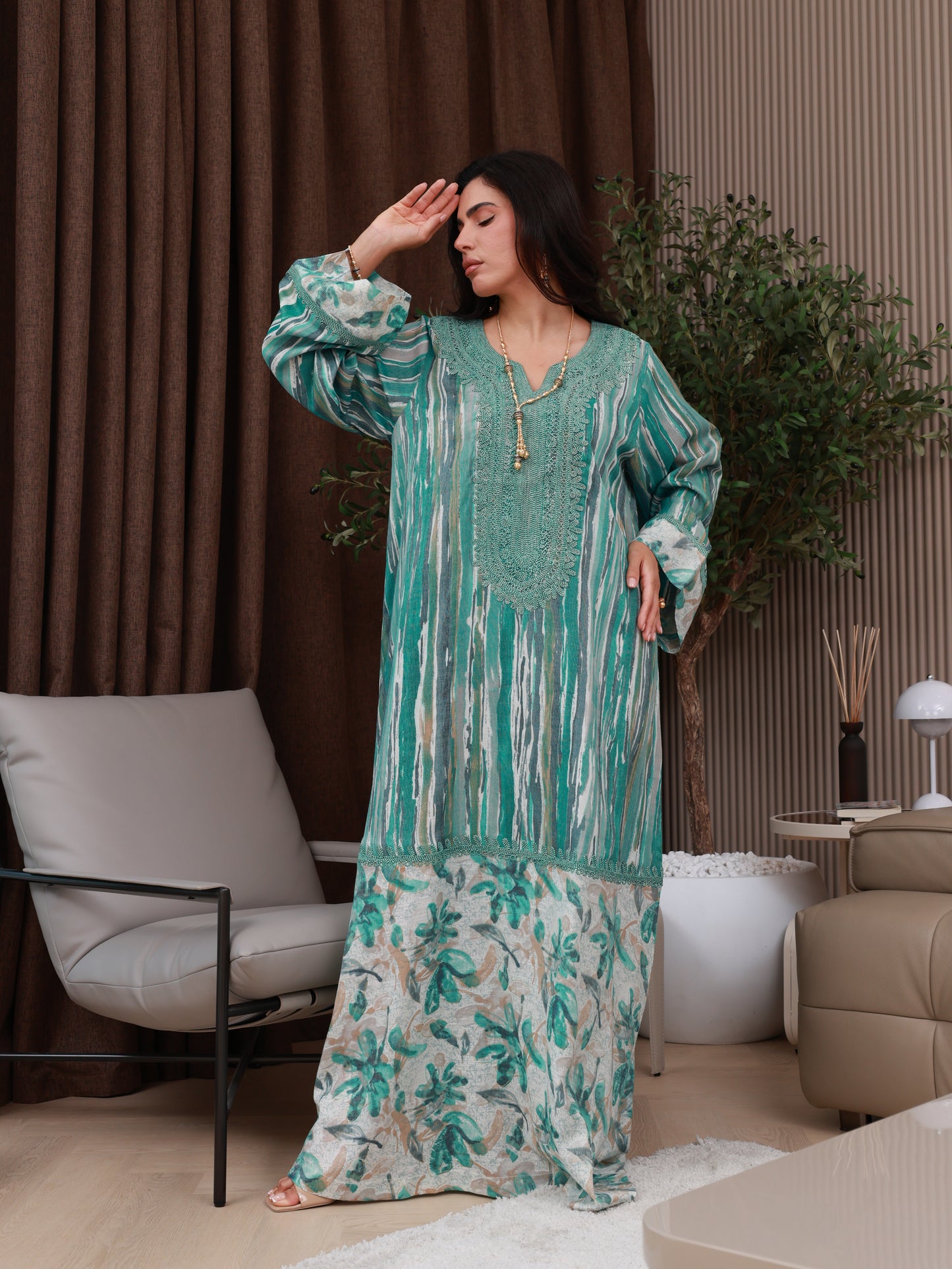 Meadow Mist Kaftan