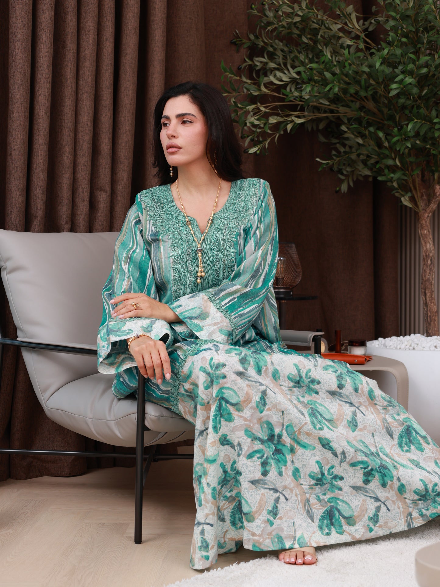 Meadow Mist Kaftan