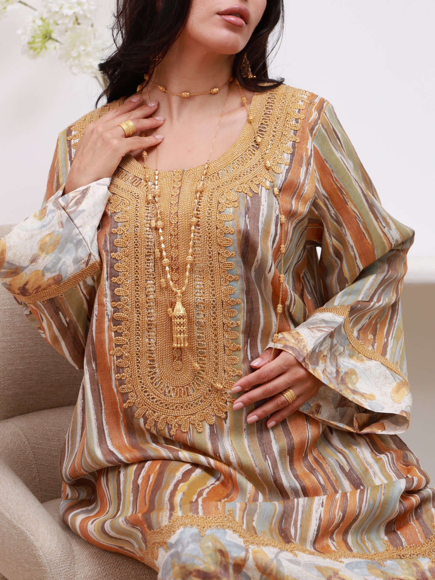 Burnished Glow Kaftan