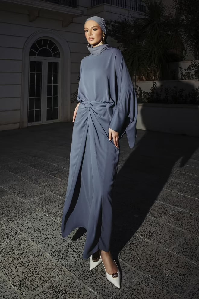 Slate Aura Drape Set