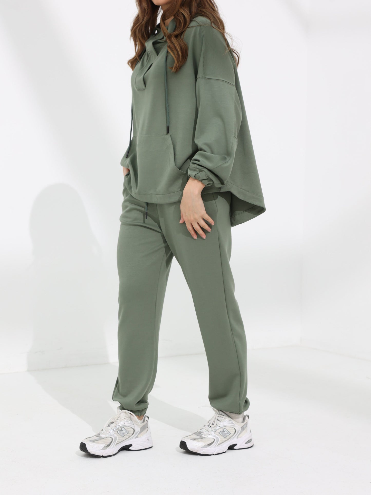 Women's Dark Laurel Green Kint Hoodie