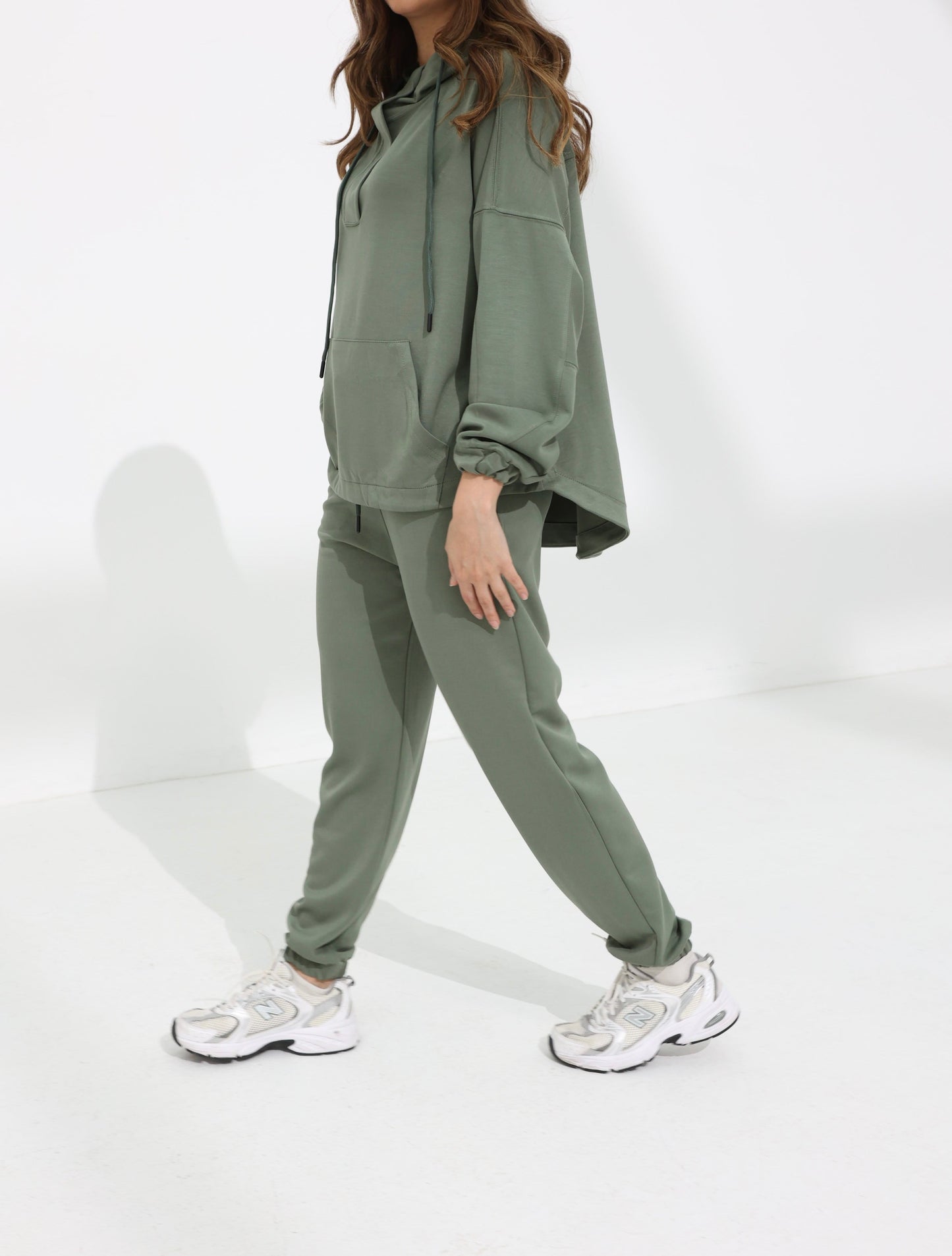 Women's Dark Laurel Green Kint Hoodie