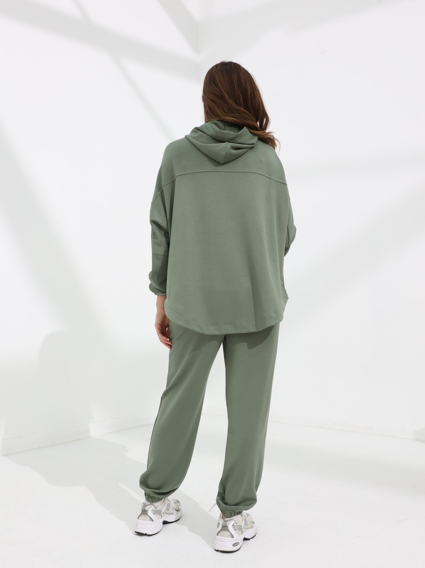 Women's Dark Laurel Green Kint Hoodie