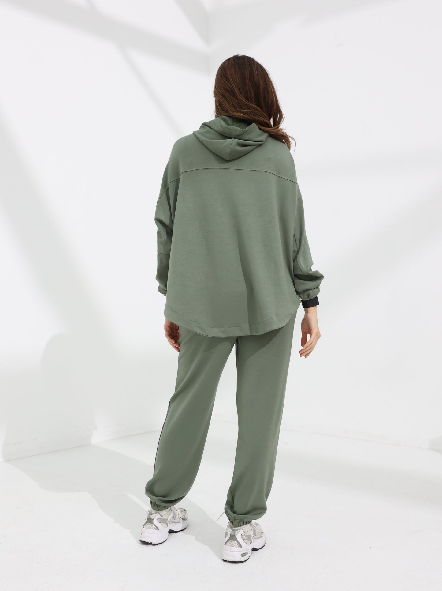 Women's Dark Laurel Green Kint Hoodie