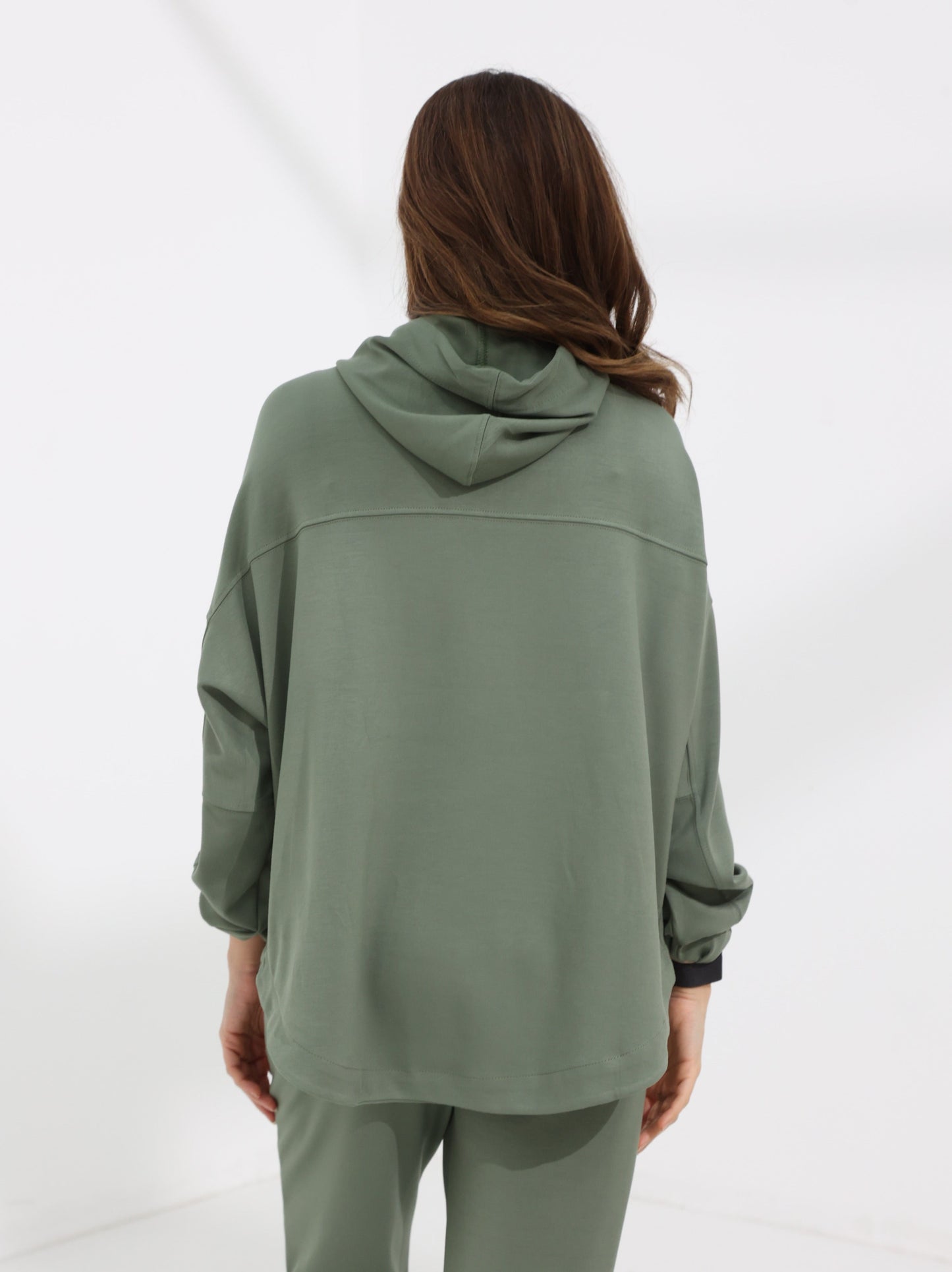 Women's Dark Laurel Green Kint Hoodie