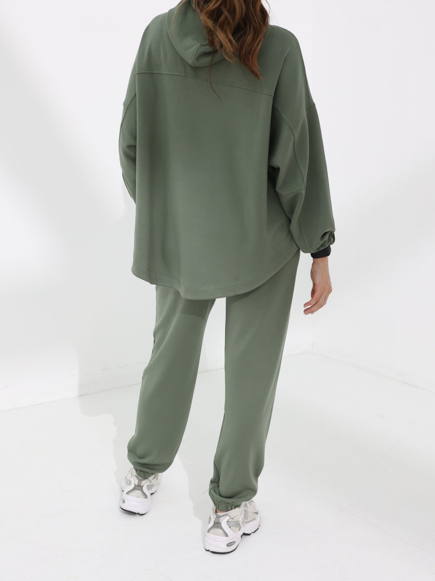 Women's Dark Laurel Green Kint Hoodie