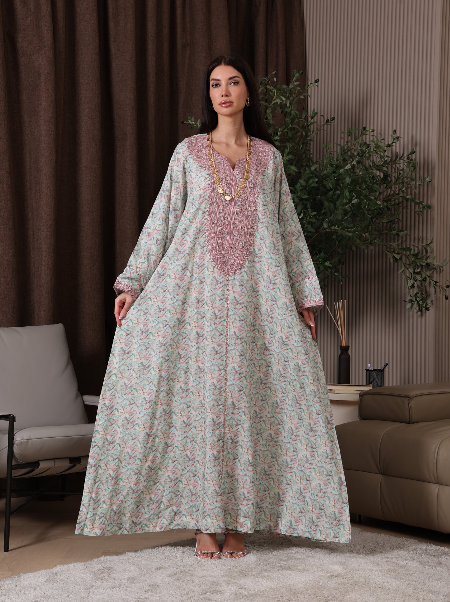 Mira Drape Kaftan
