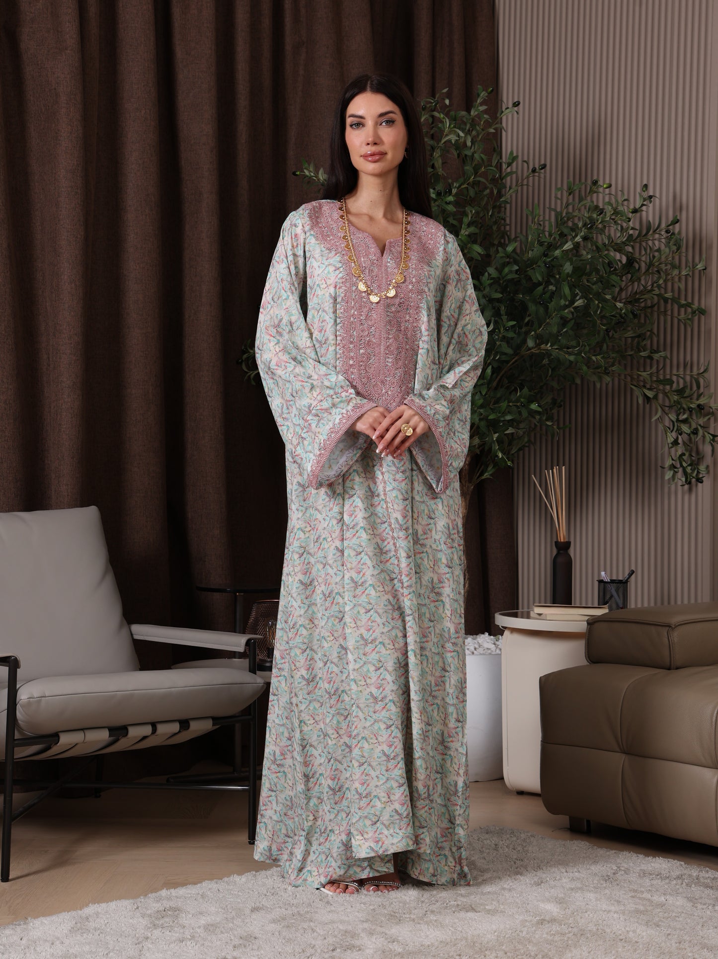Mira Drape Kaftan