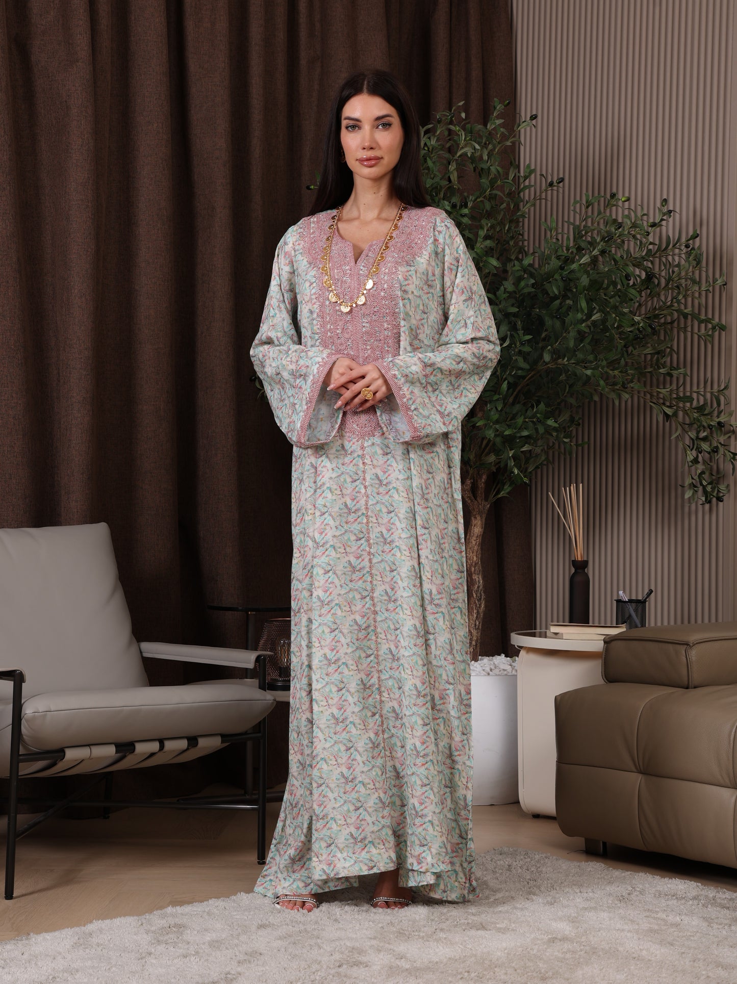 Mira Drape Kaftan