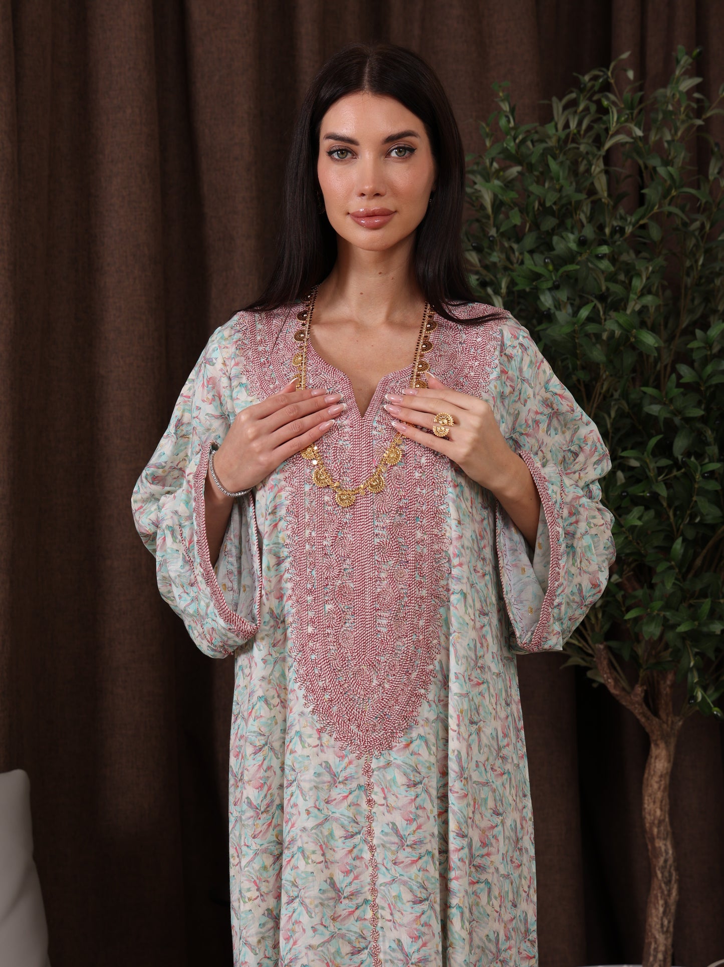 Mira Drape Kaftan