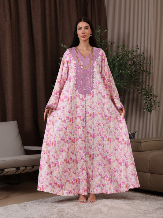 Dusk Rose Kaftan