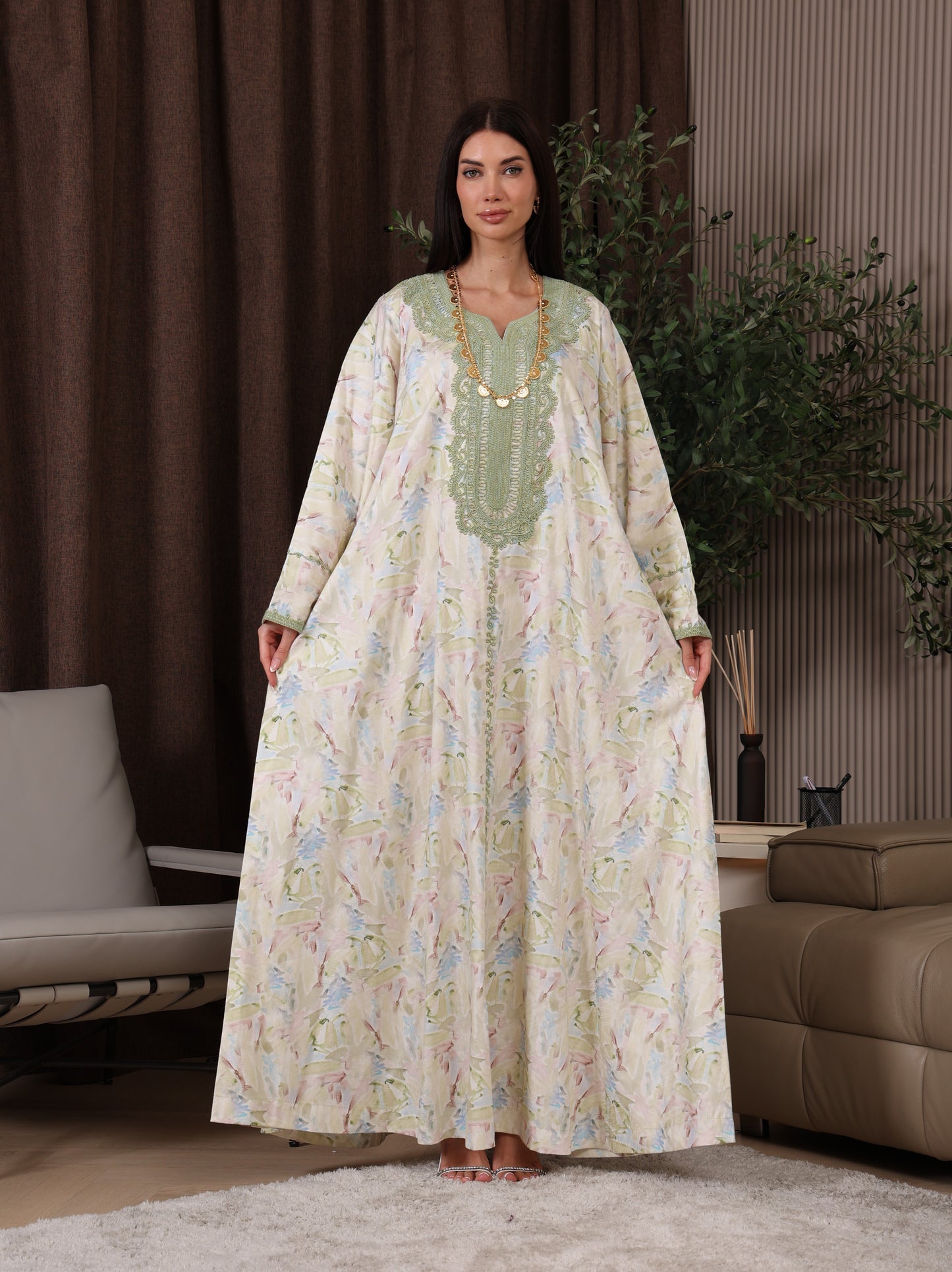 Elora Vine Kaftan