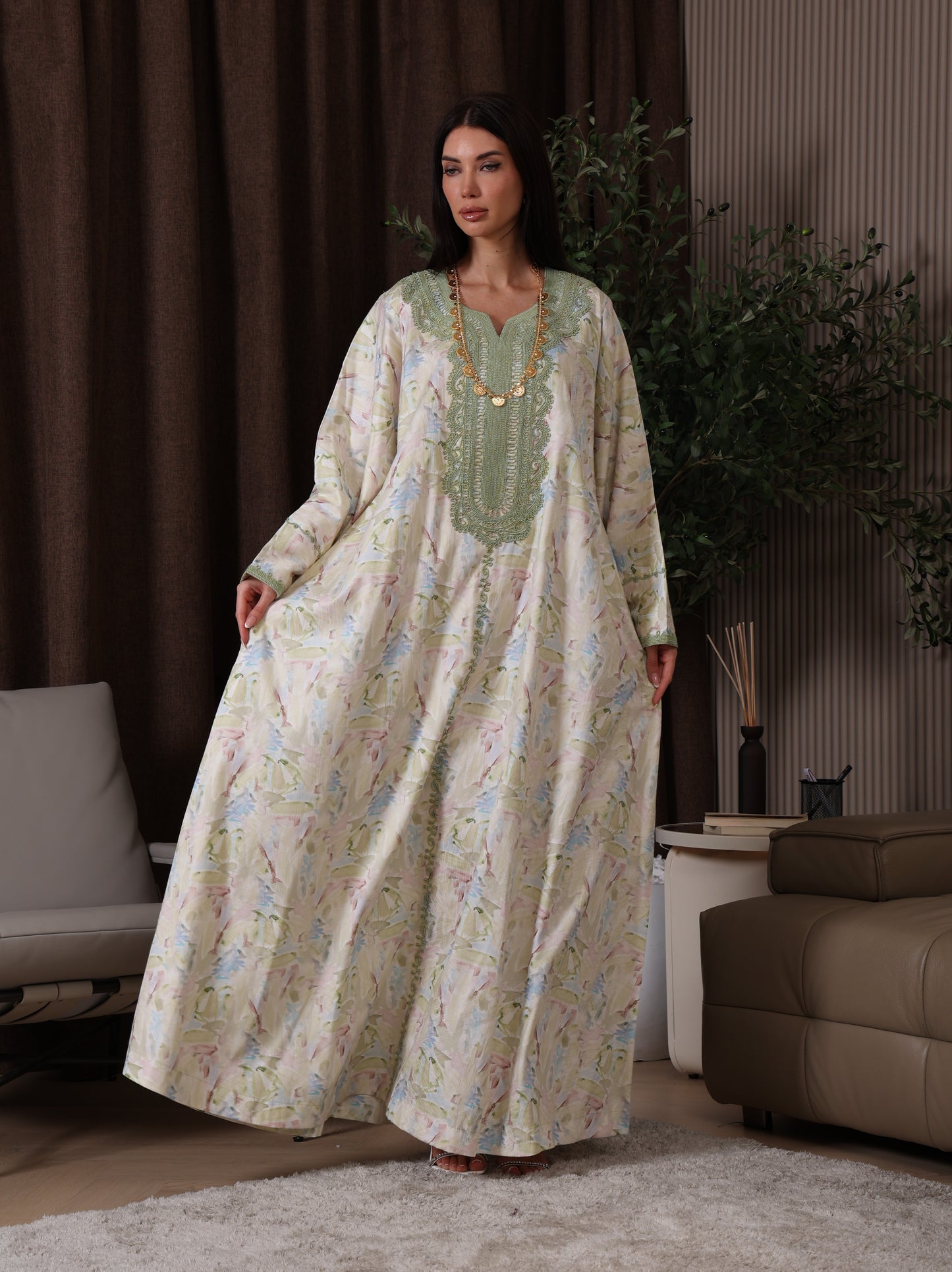 Elora Vine Kaftan