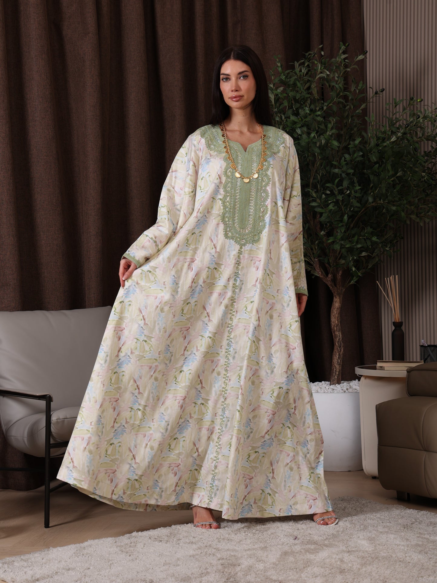 Elora Vine Kaftan