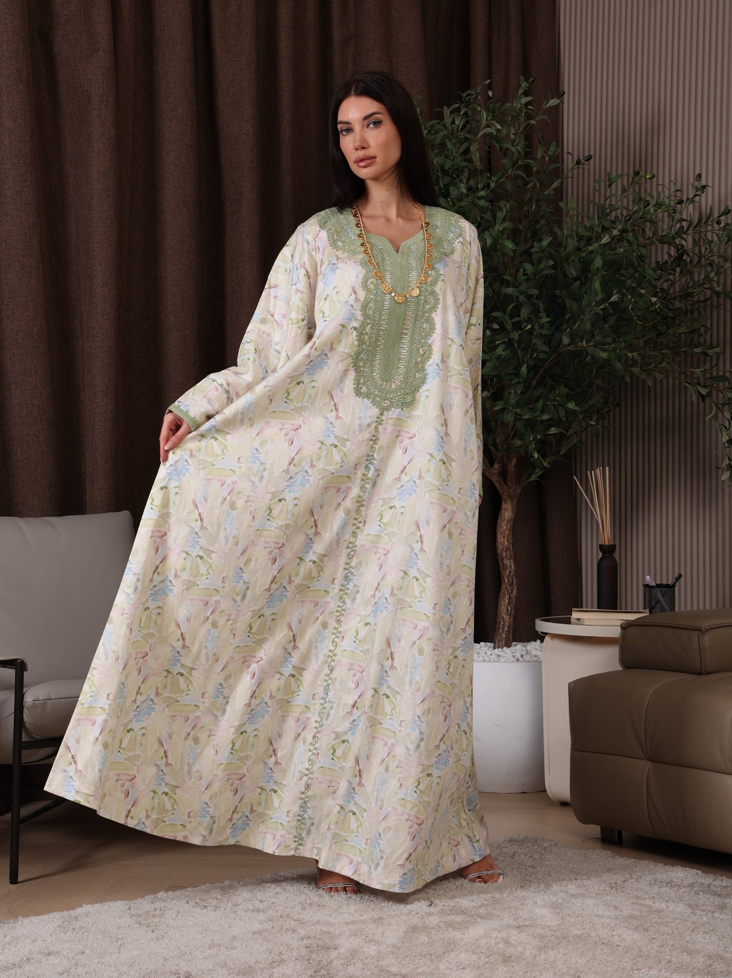 Elora Vine Kaftan