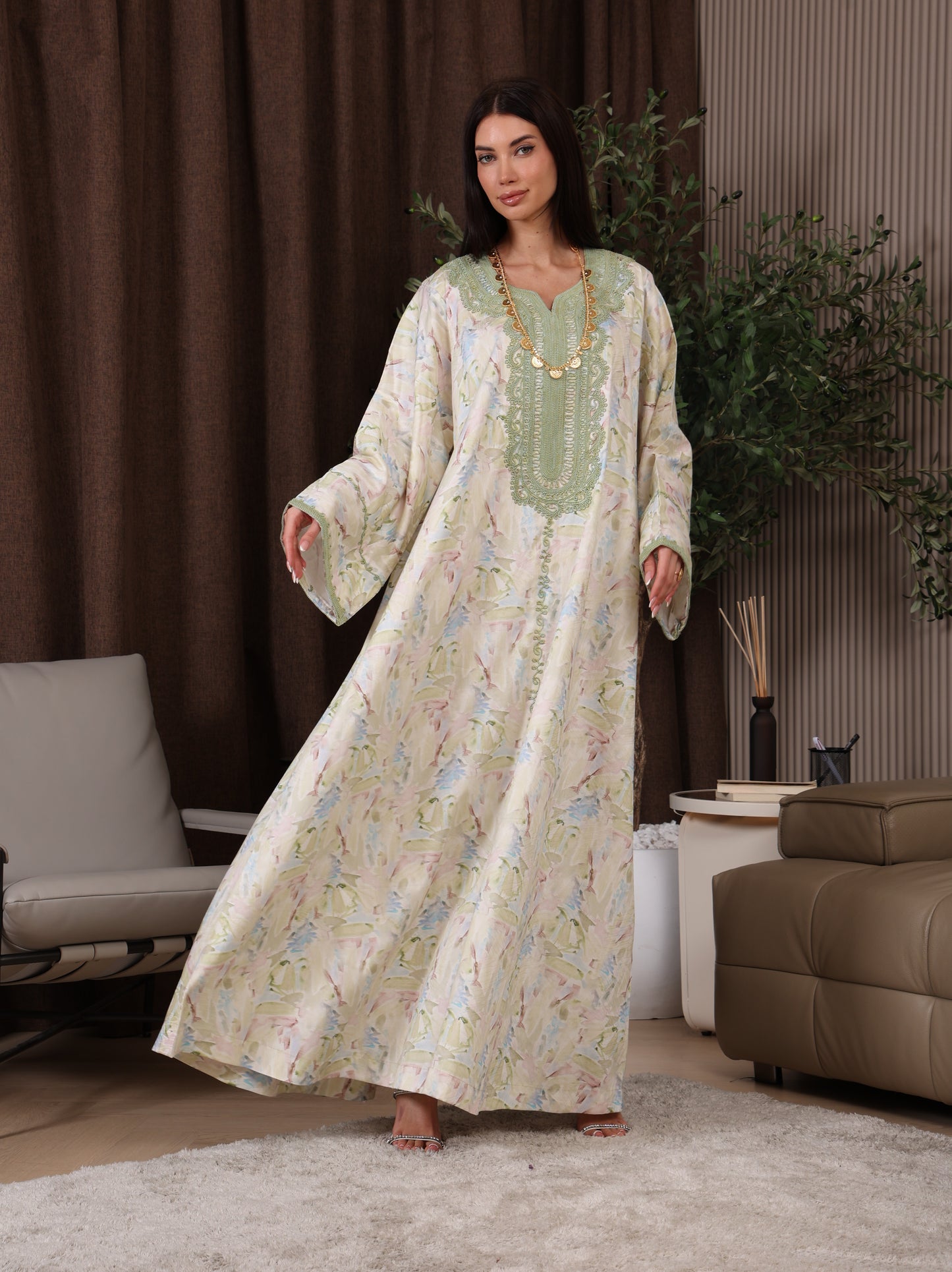 Elora Vine Kaftan