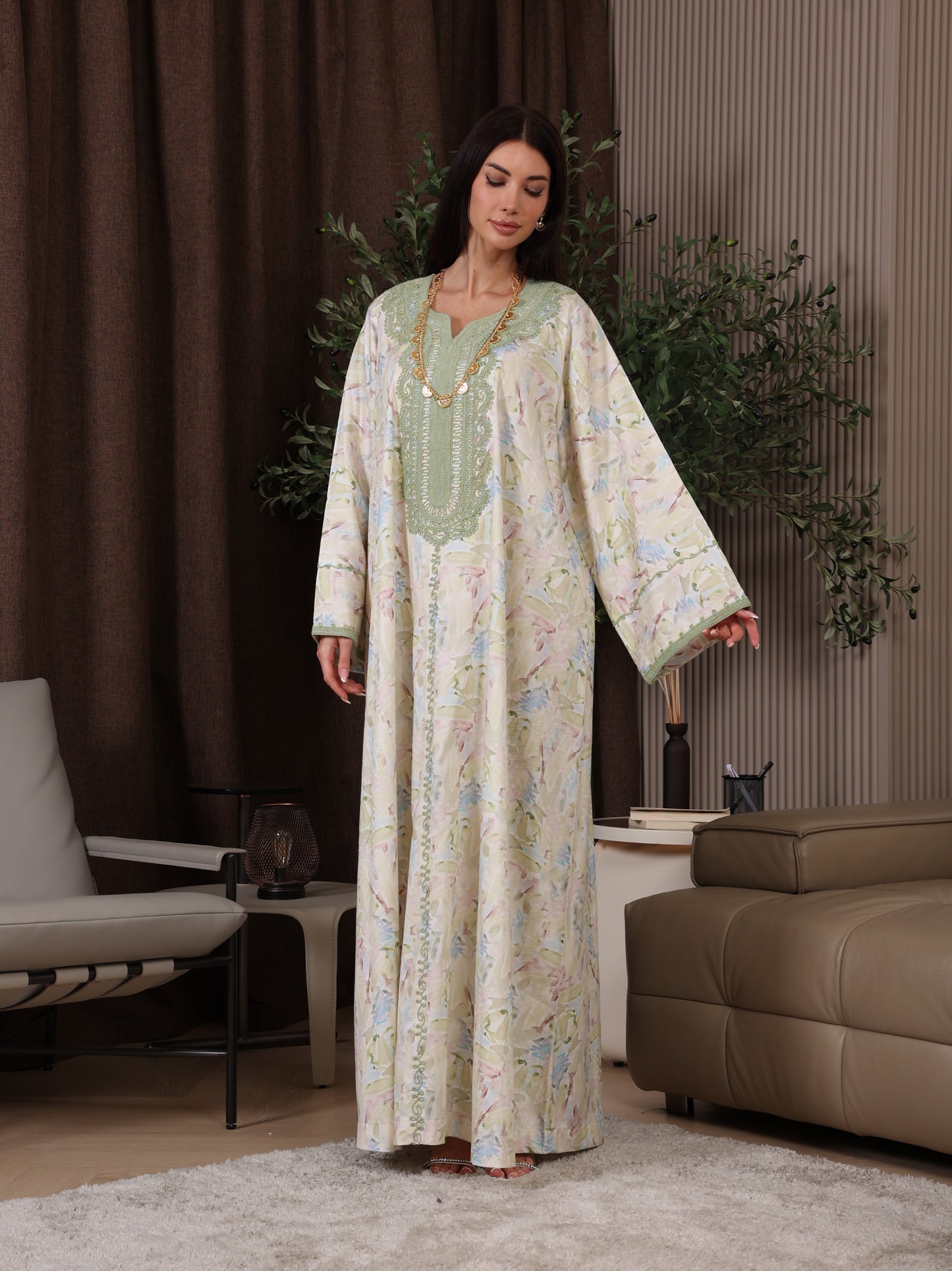 Elora Vine Kaftan