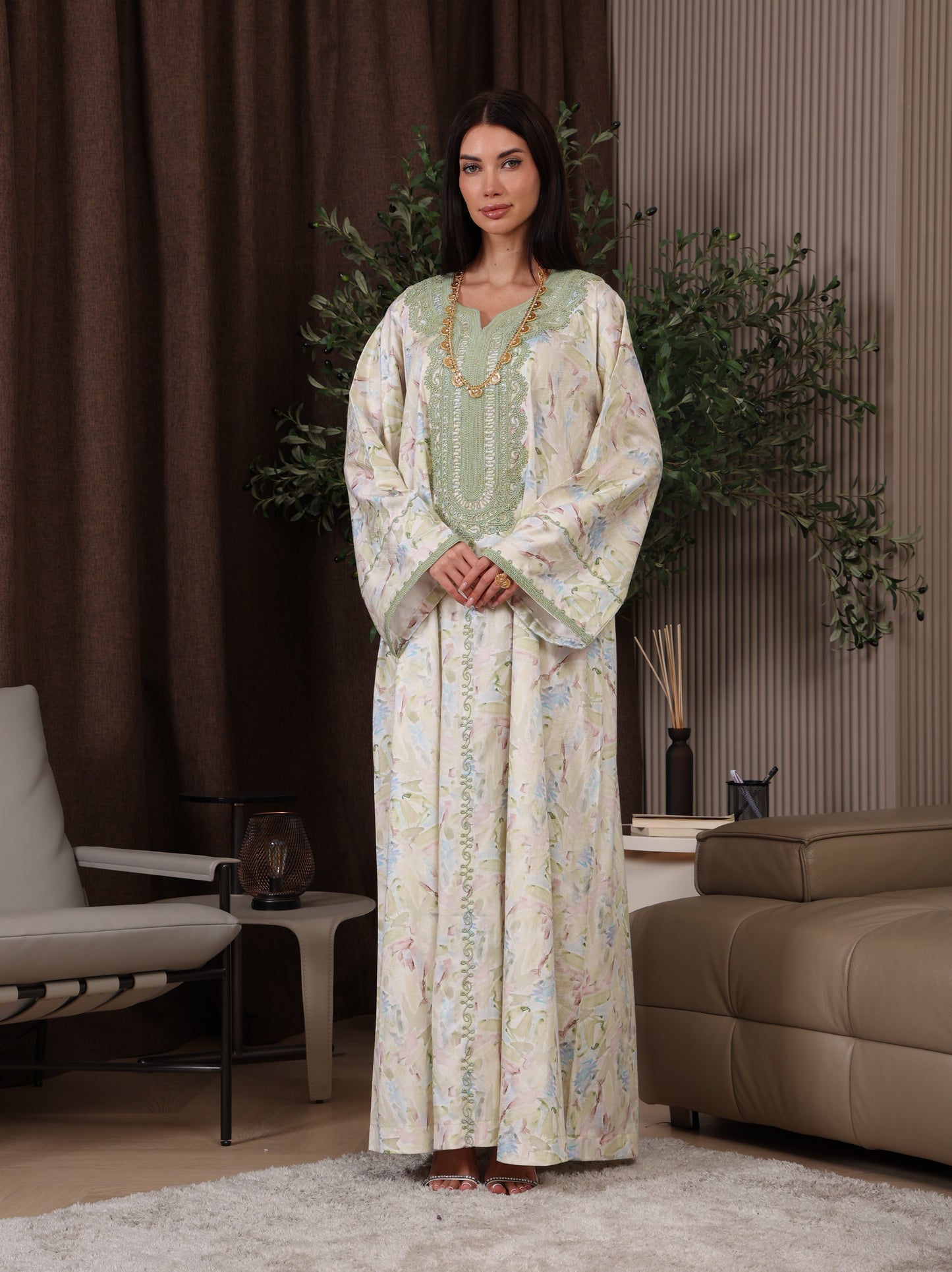 Elora Vine Kaftan