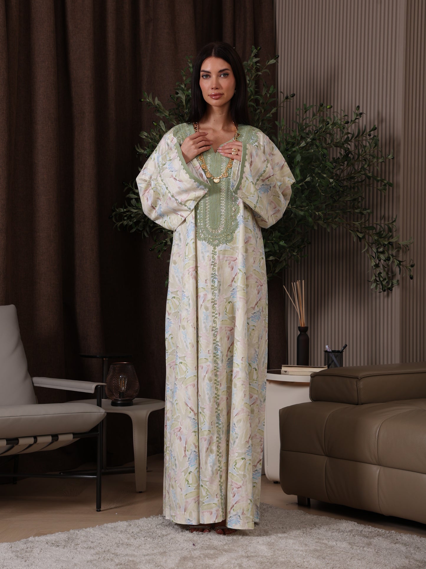 Elora Vine Kaftan