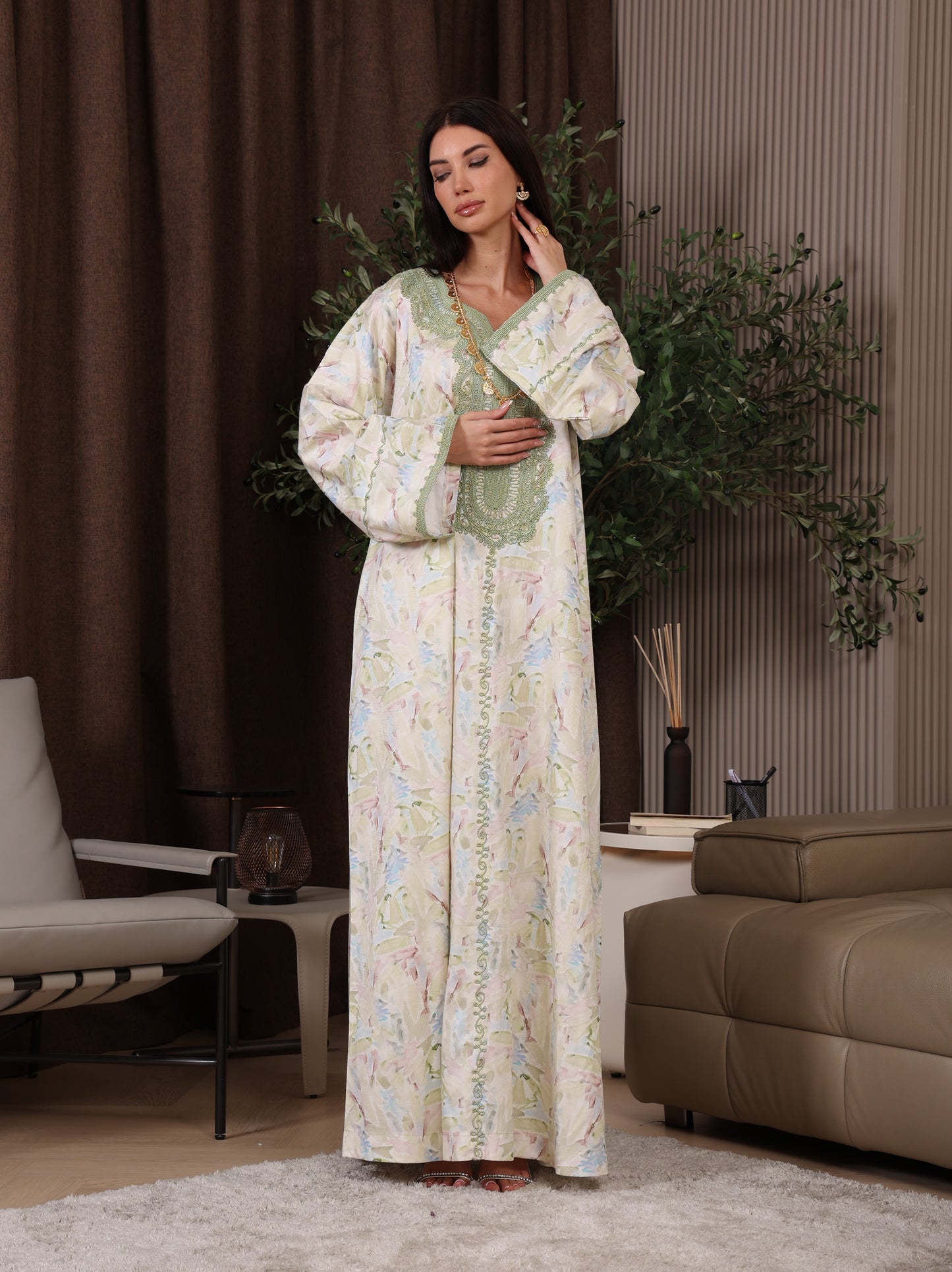 Elora Vine Kaftan