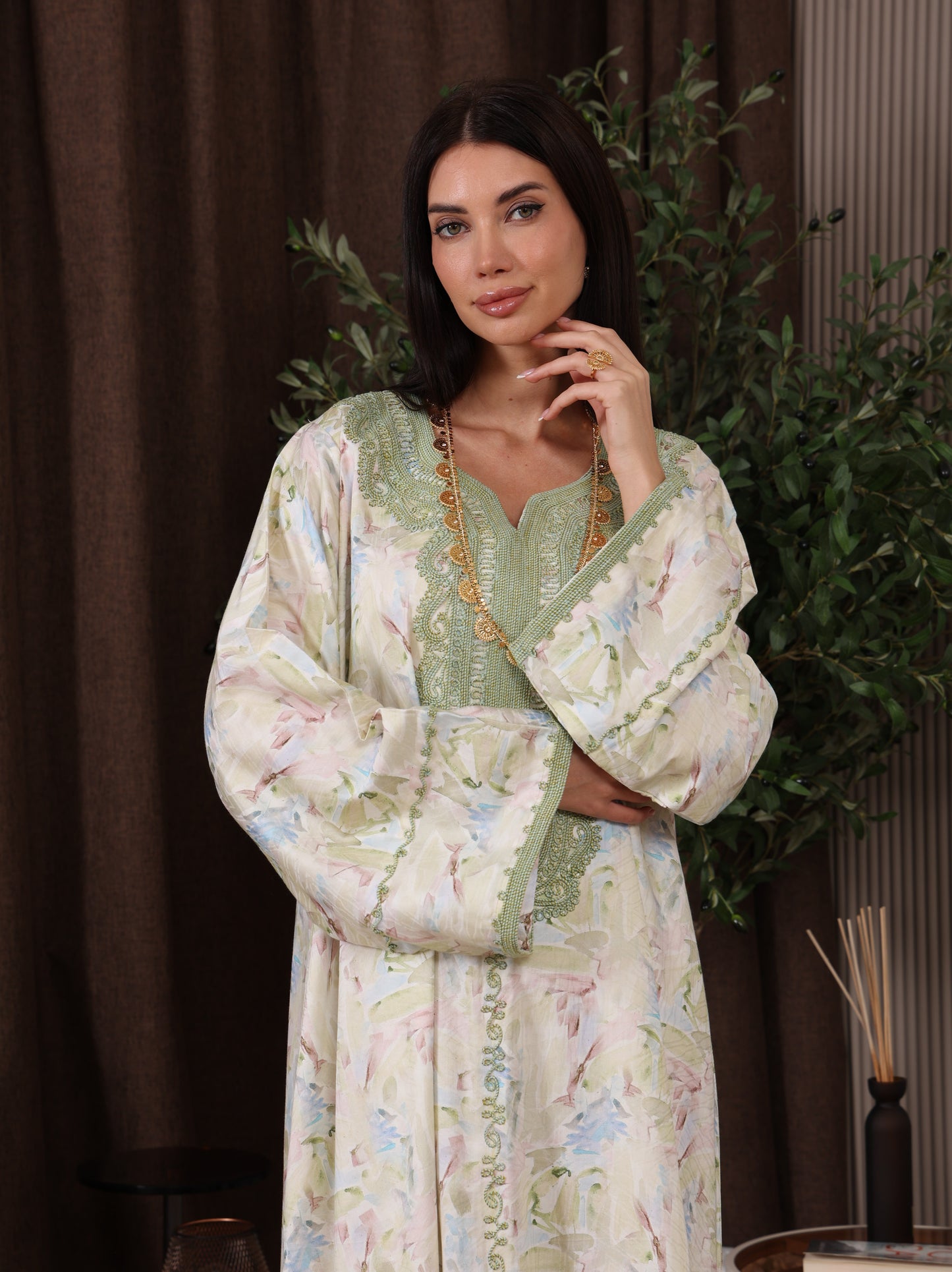 Elora Vine Kaftan