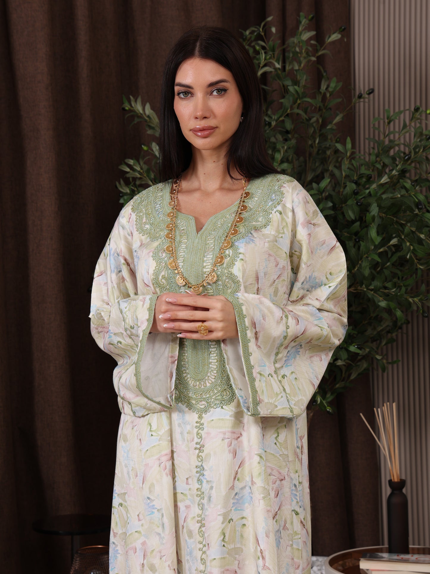 Elora Vine Kaftan