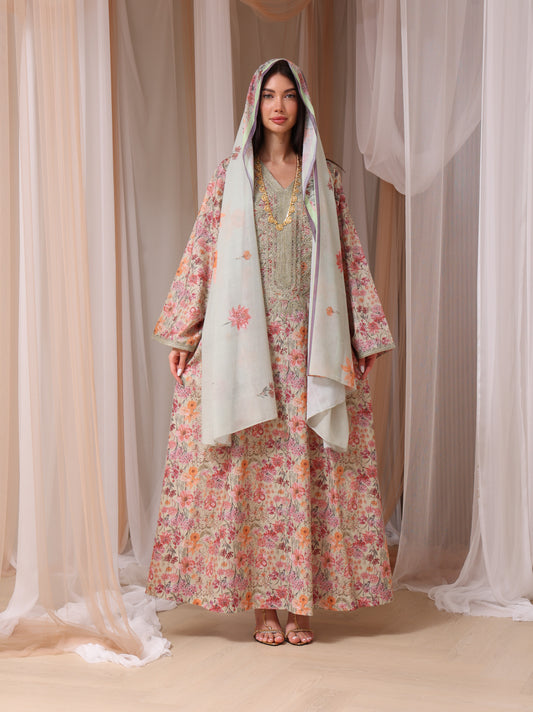 Ivory Rose Kaftan Set