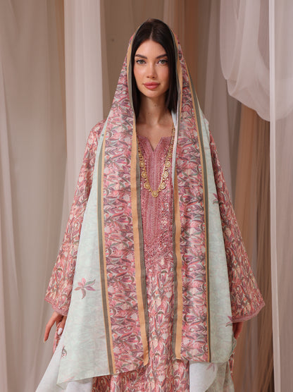 Mauve & Sage Botanical Kaftan