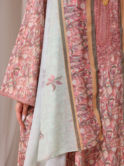 Mauve & Sage Botanical Kaftan