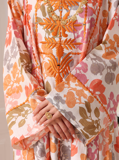 Mandarin & Peach Botanical Kaftan
