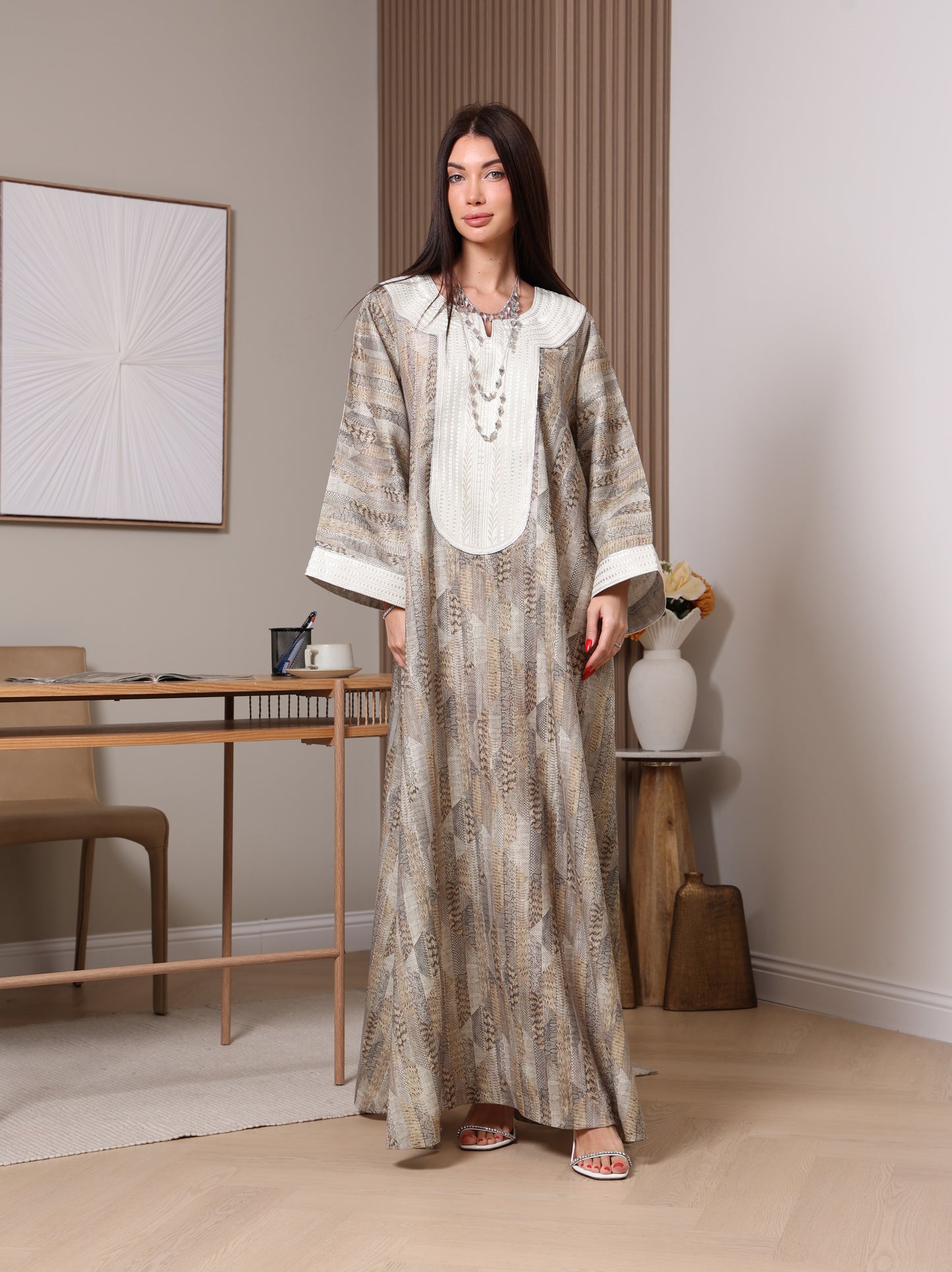 Earthbound Mosaic Kaftan