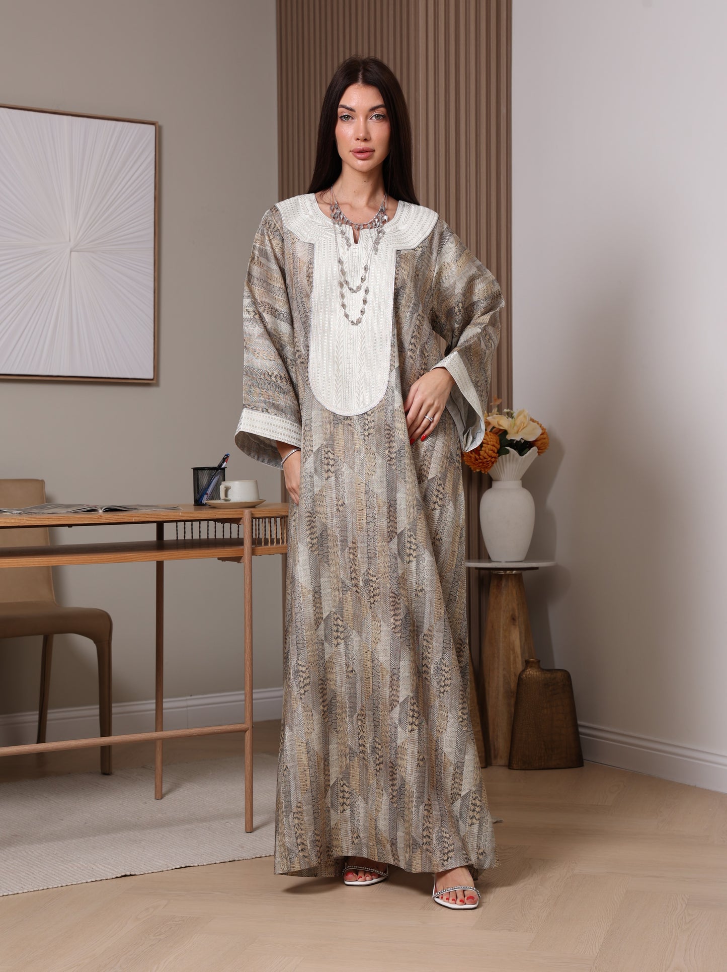 Earthbound Mosaic Kaftan