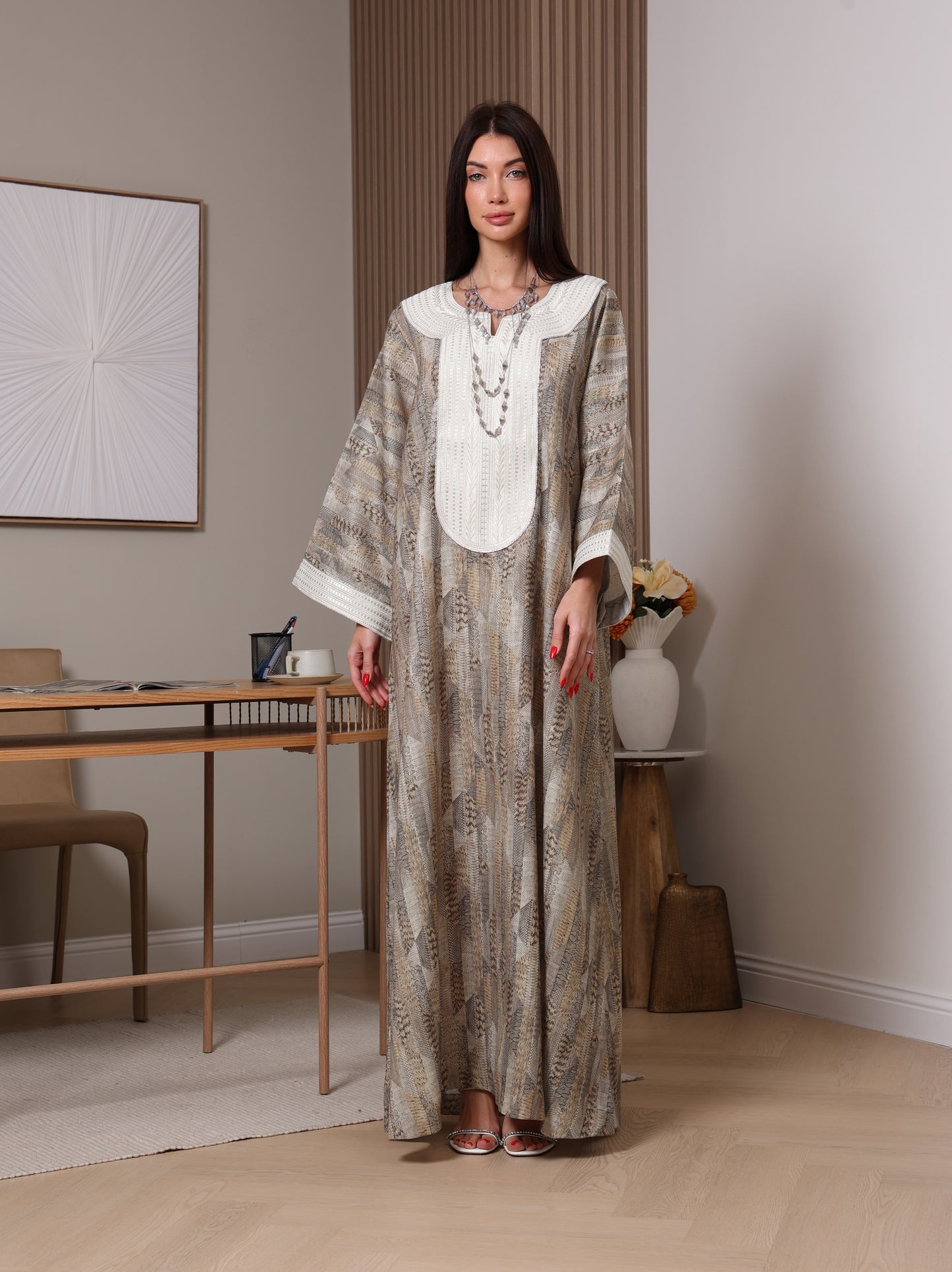 Earthbound Mosaic Kaftan